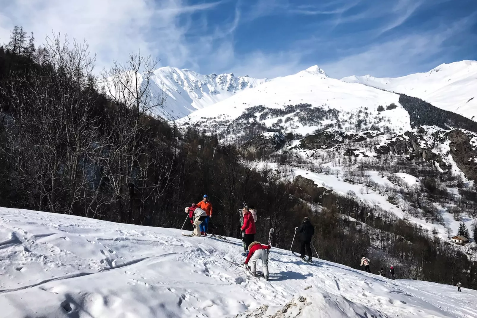 Les Lions Blancs-Gebiet Winter 5 km
