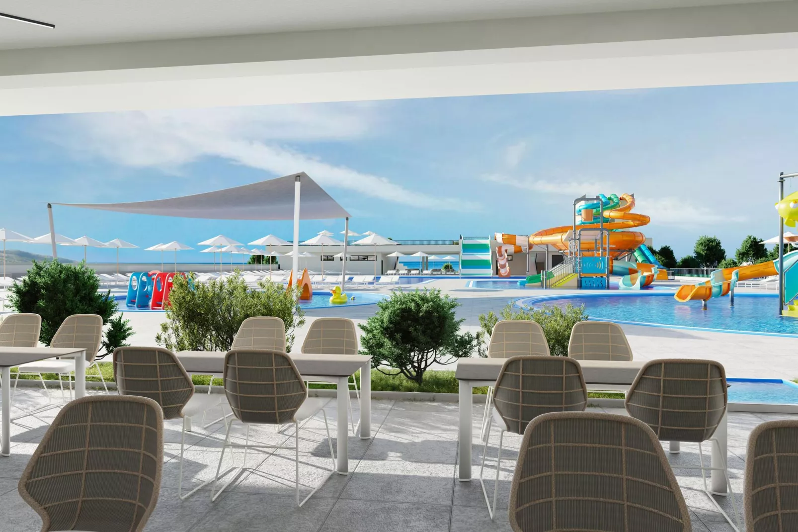 AMINESS AVALONA Camping Resort Povljana Insel Pag LUXURY Holiday Home WITH POOL-Park facilities