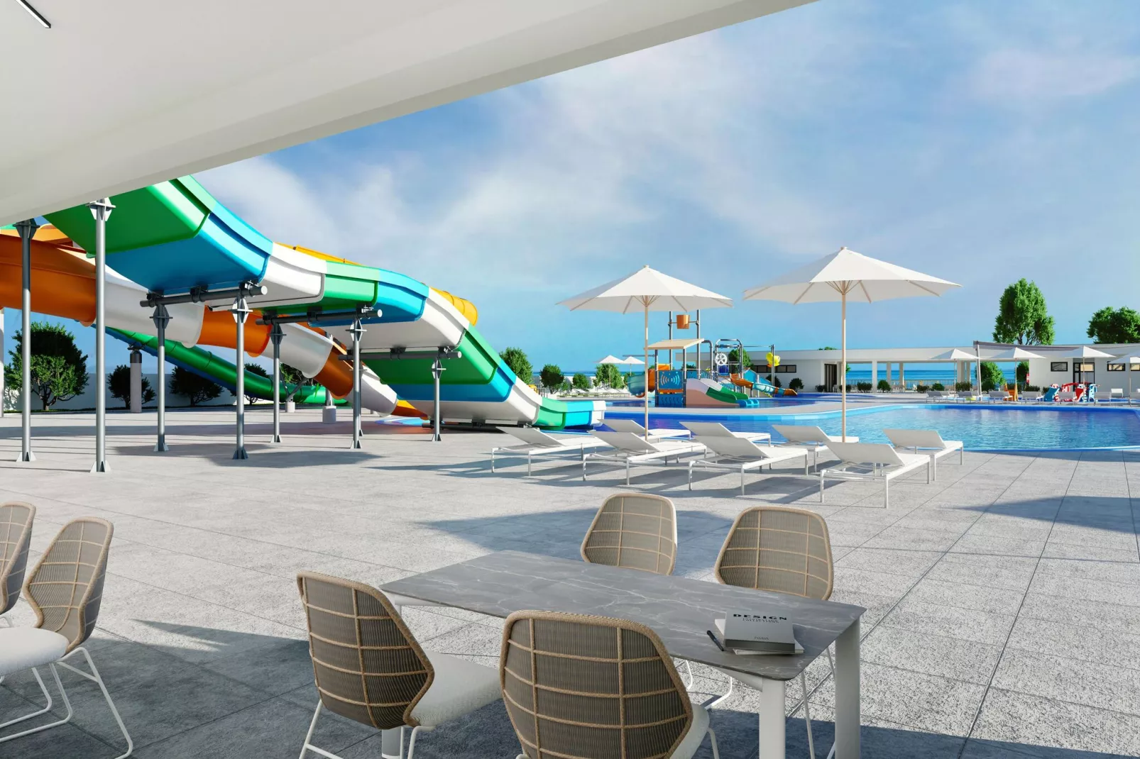 AMINESS AVALONA Camping Resort Povljana Insel Pag LUXURY Holiday Home WITH POOL-Park facilities