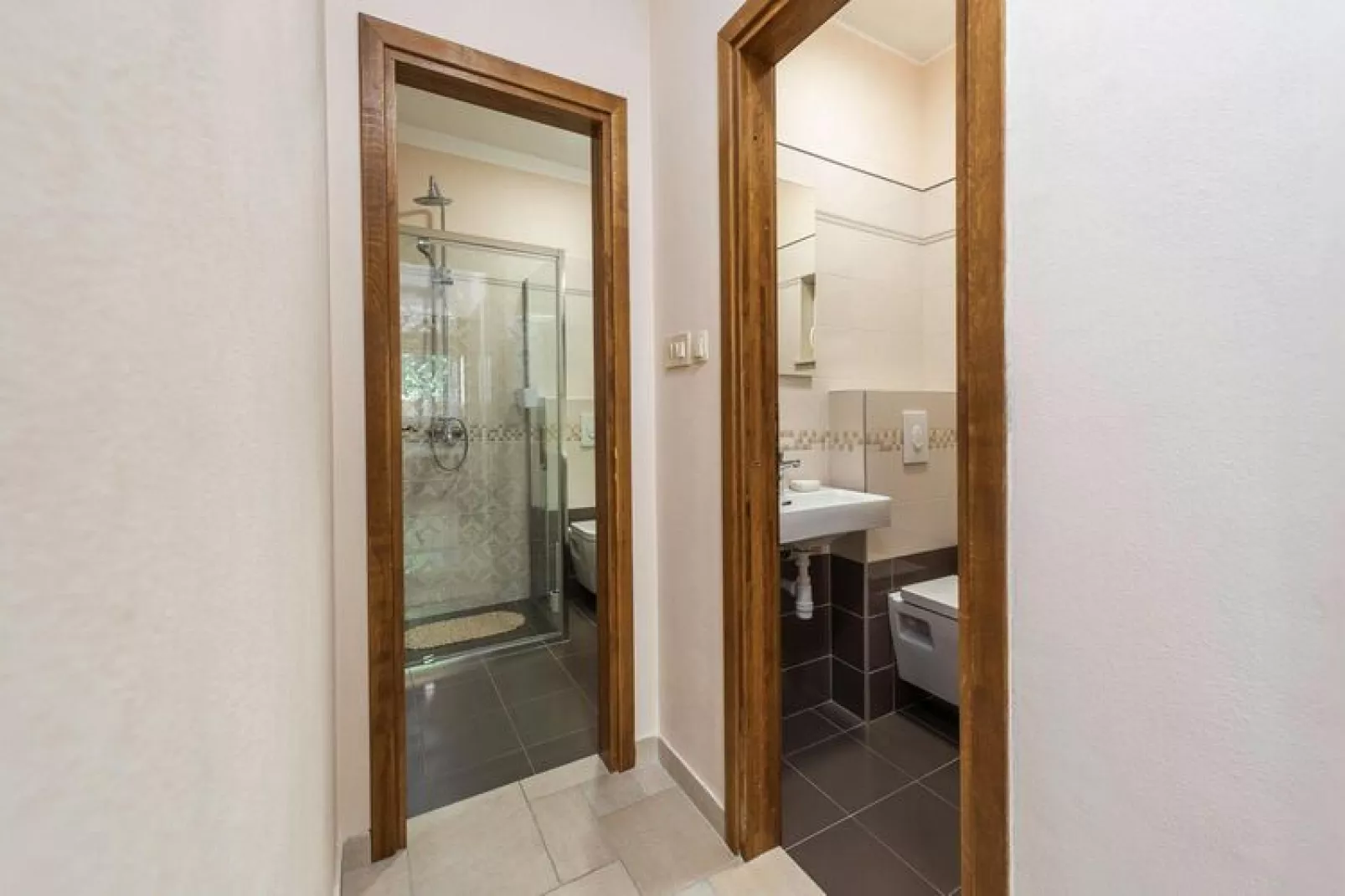 Holiday home Petrcane-SD107/A01/Marijanka for 6 Pers-Badezimmer