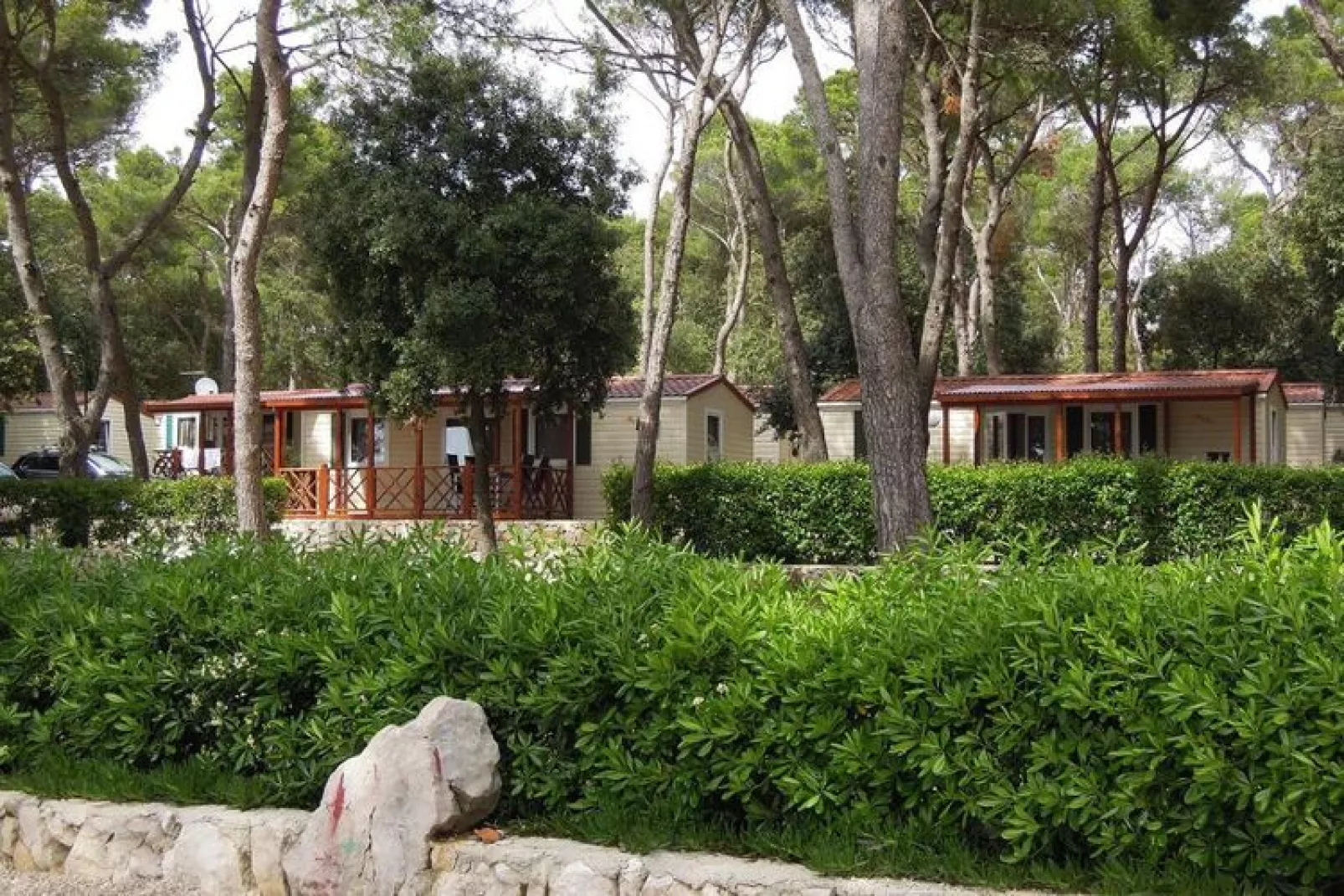 Mobile Homes in Camping Park Soline - Biograd - Type Dalmatia Plus-Exterior summer