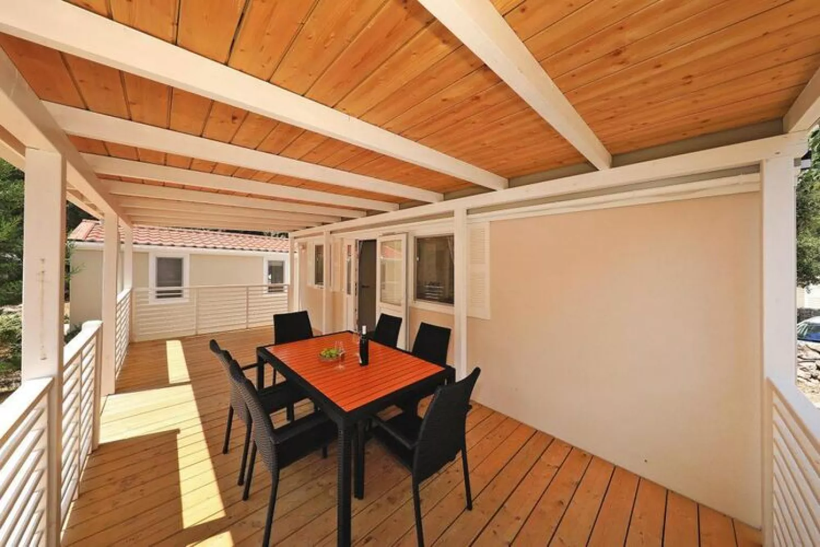 Mobile Homes in Camping Park Soline - Biograd - Type Dalmatia Plus-Terrace balcony