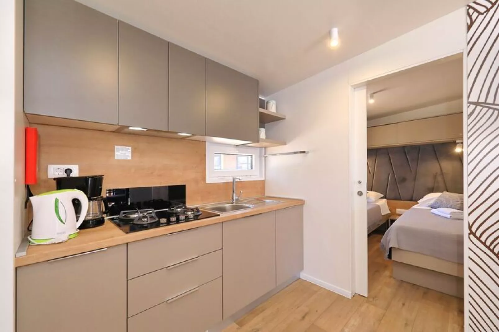 Mobile Homes in Camping Park Soline - Biograd - Type Glamping Family Deluxe-Kitchen