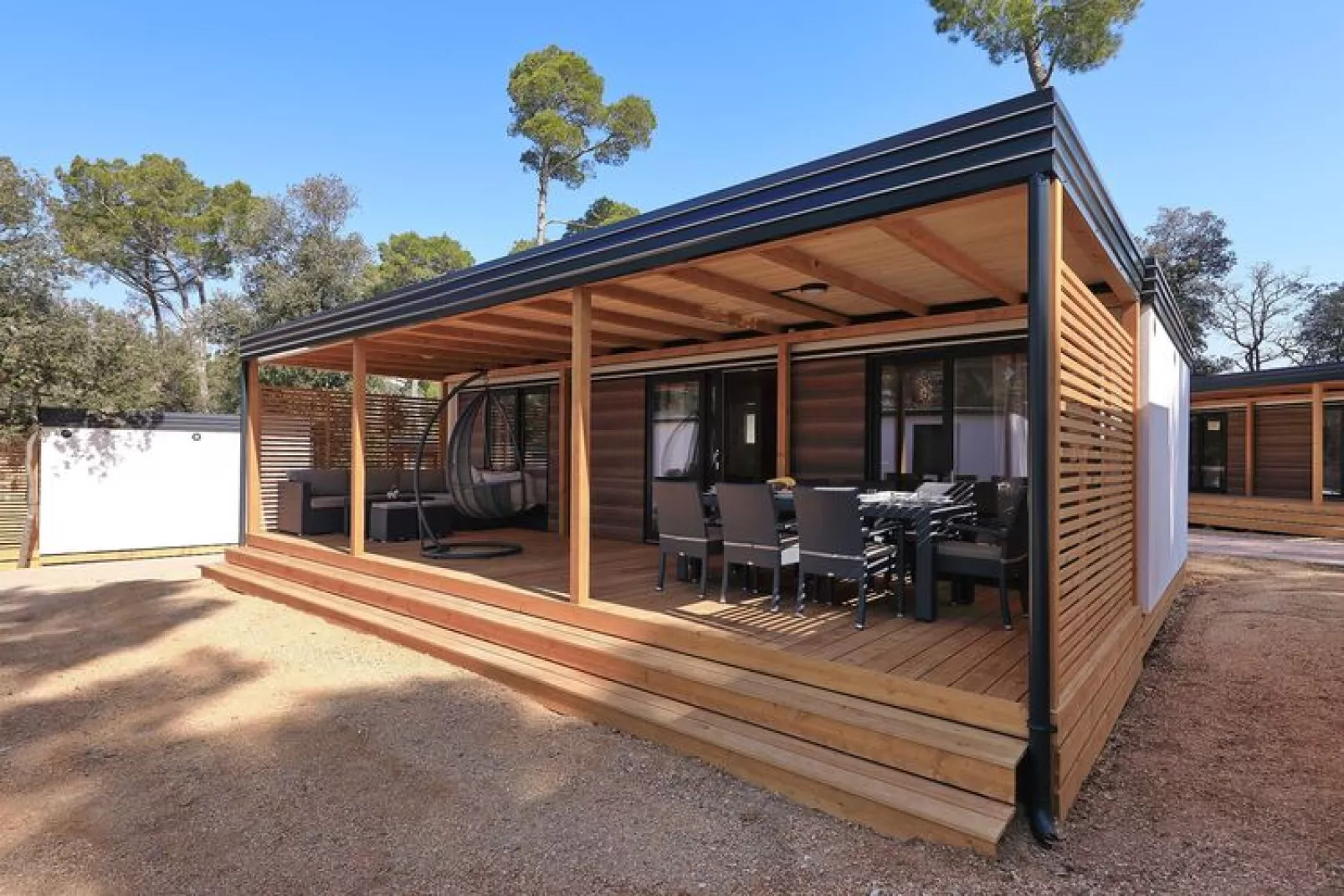 Mobile Homes in Camping Park Soline - Biograd - Type Glamping Family Deluxe-Exterior summer
