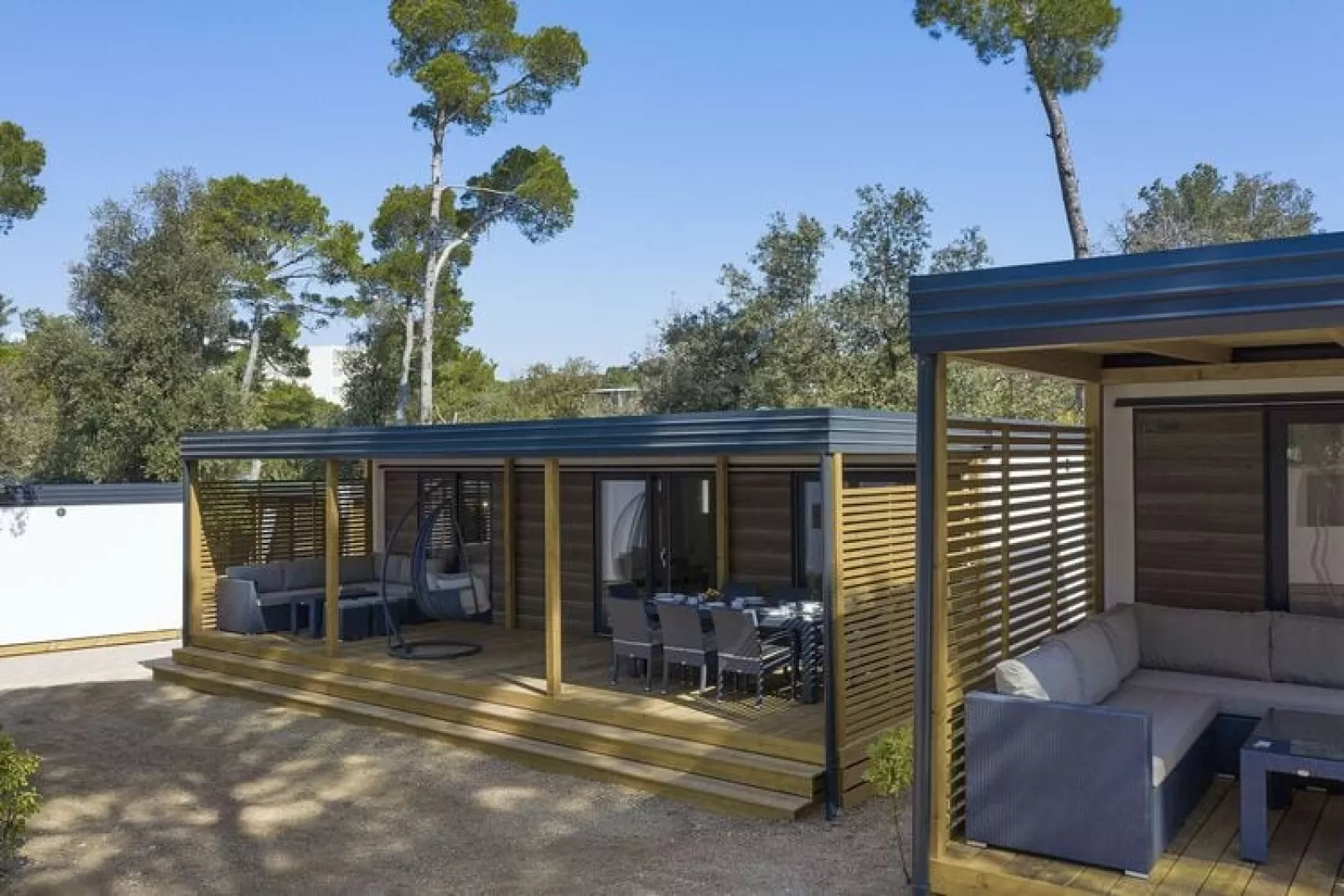 Mobile Homes in Camping Park Soline - Biograd - Type Glamping Family Deluxe-Exterior summer