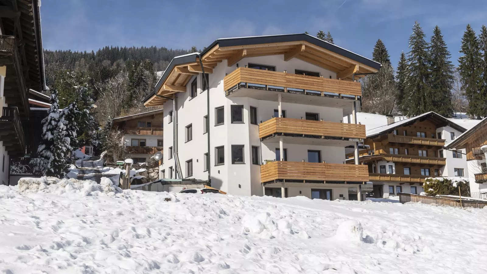 Tirolee Marchegg-Exterior winter