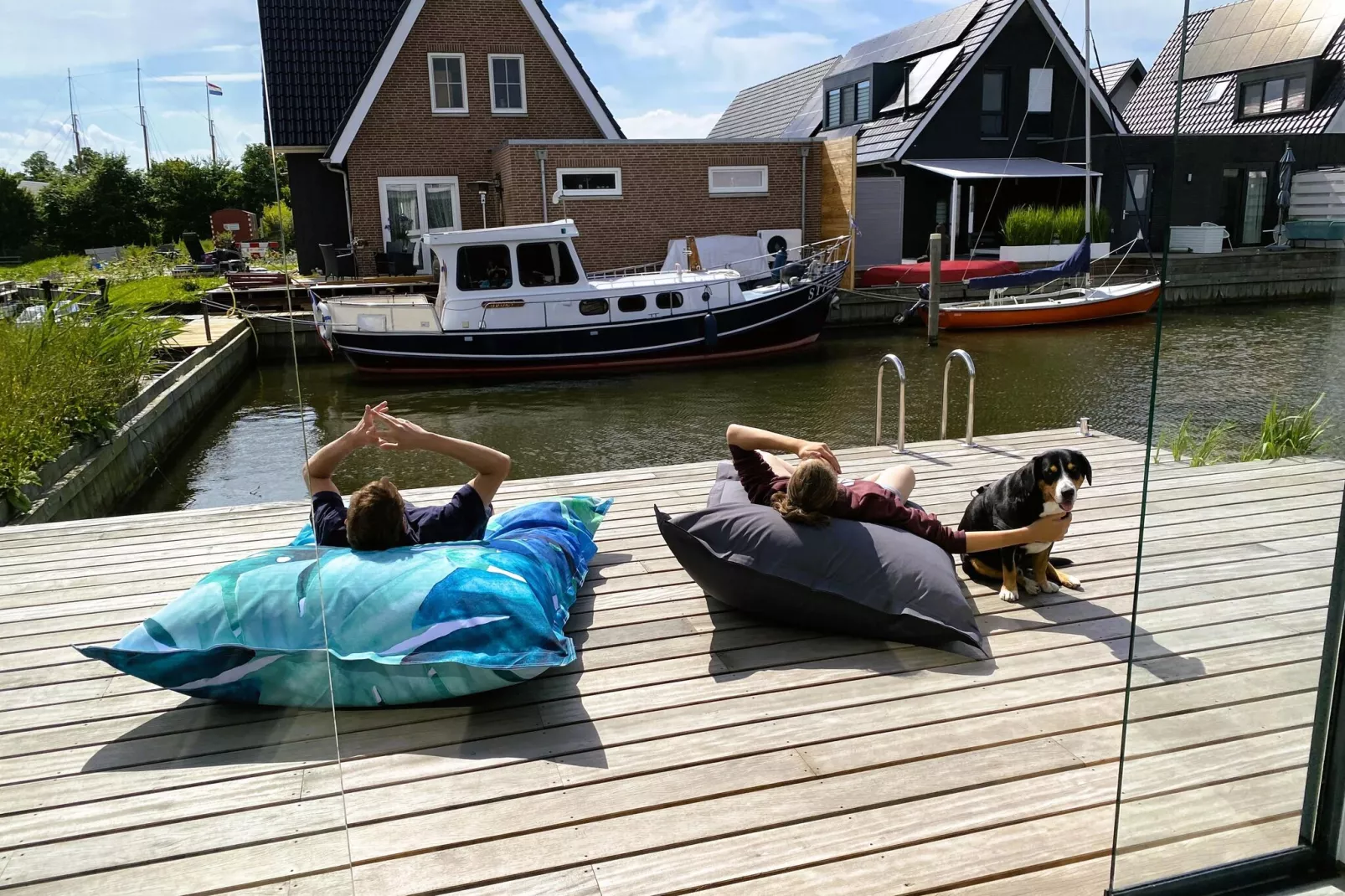 Luxe villa aan het water-Vue d'été