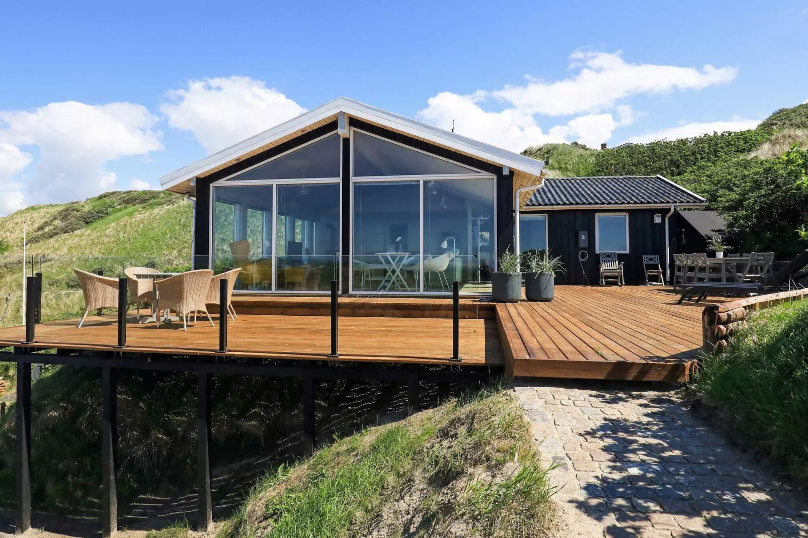 6 Personen Ferienhaus in Løkken-Aussicht