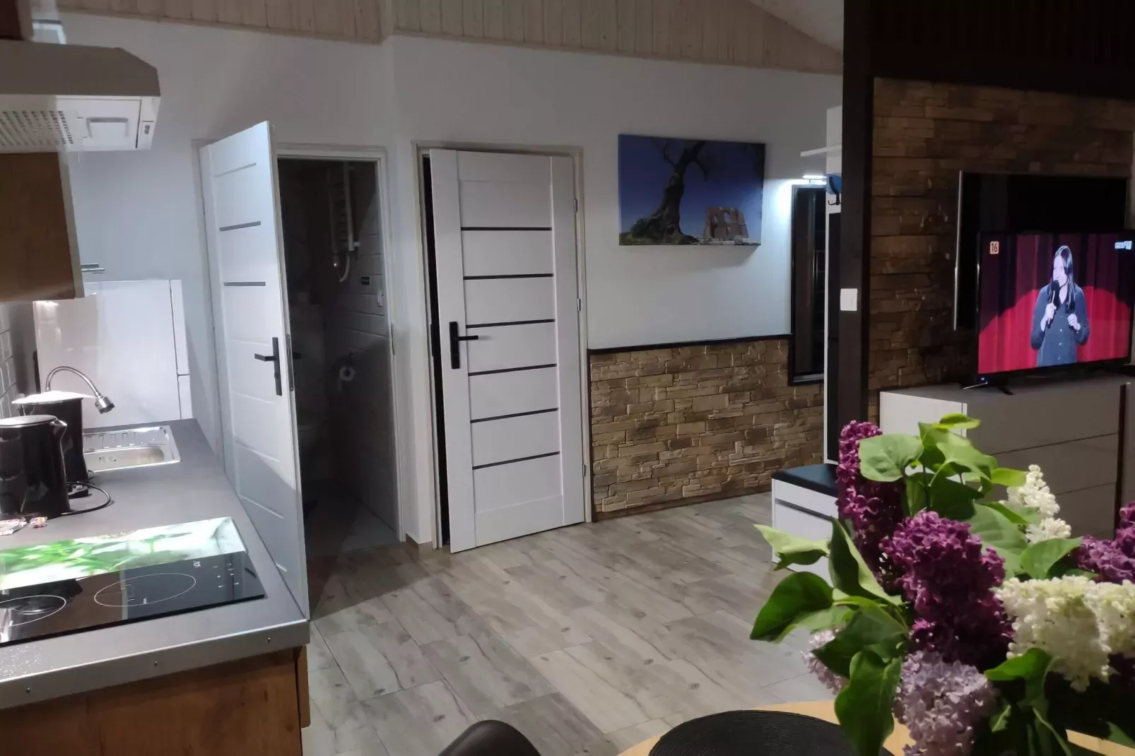 Domki parterowe dla 4 osób-Living room