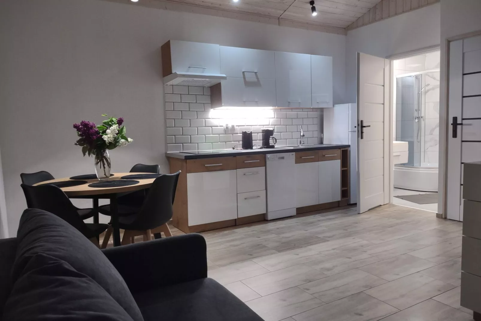 Domki parterowe dla 4 osób-Kitchen