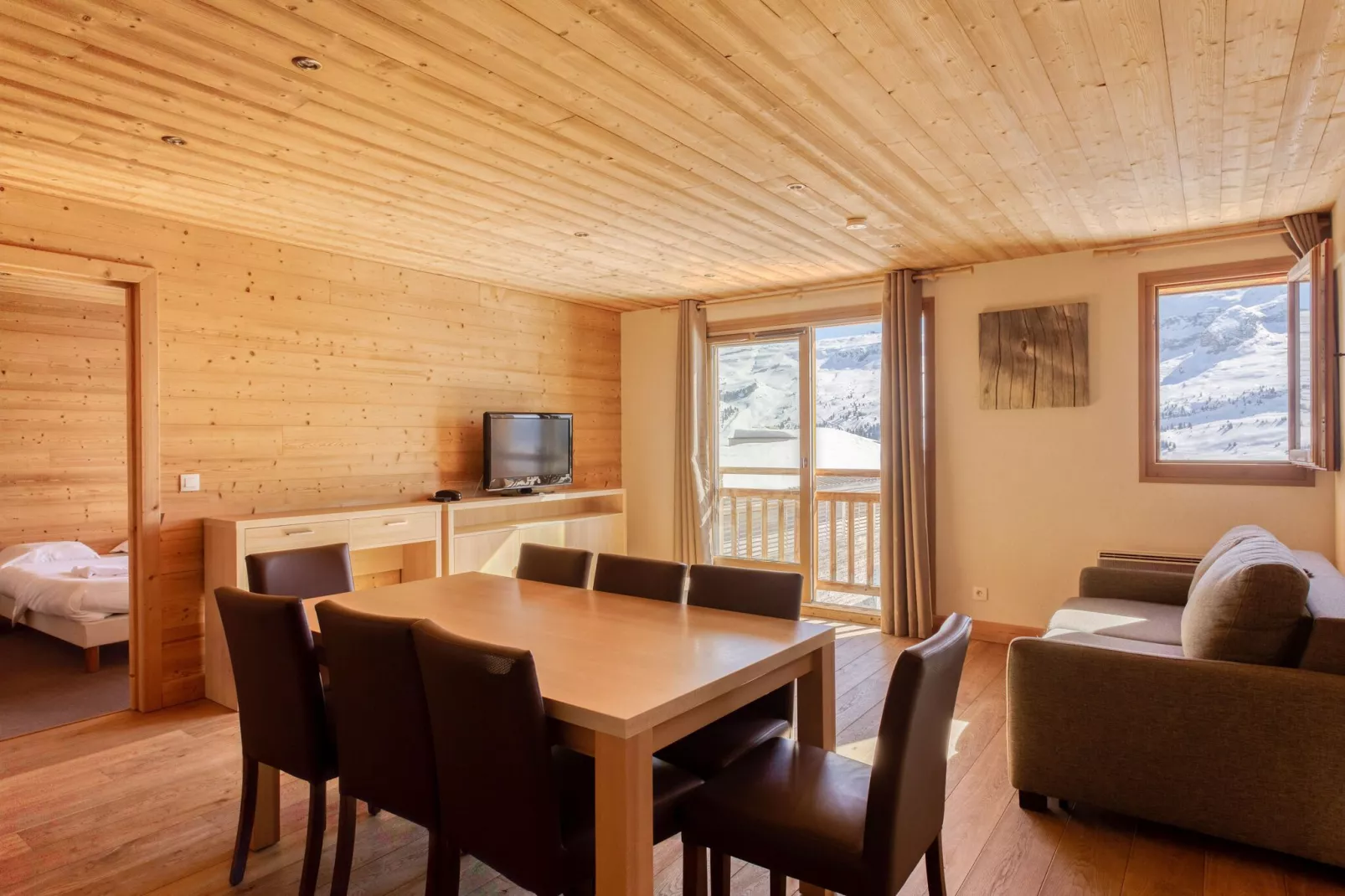 Les Portes du Grand Massif 4-Wohnzimmer