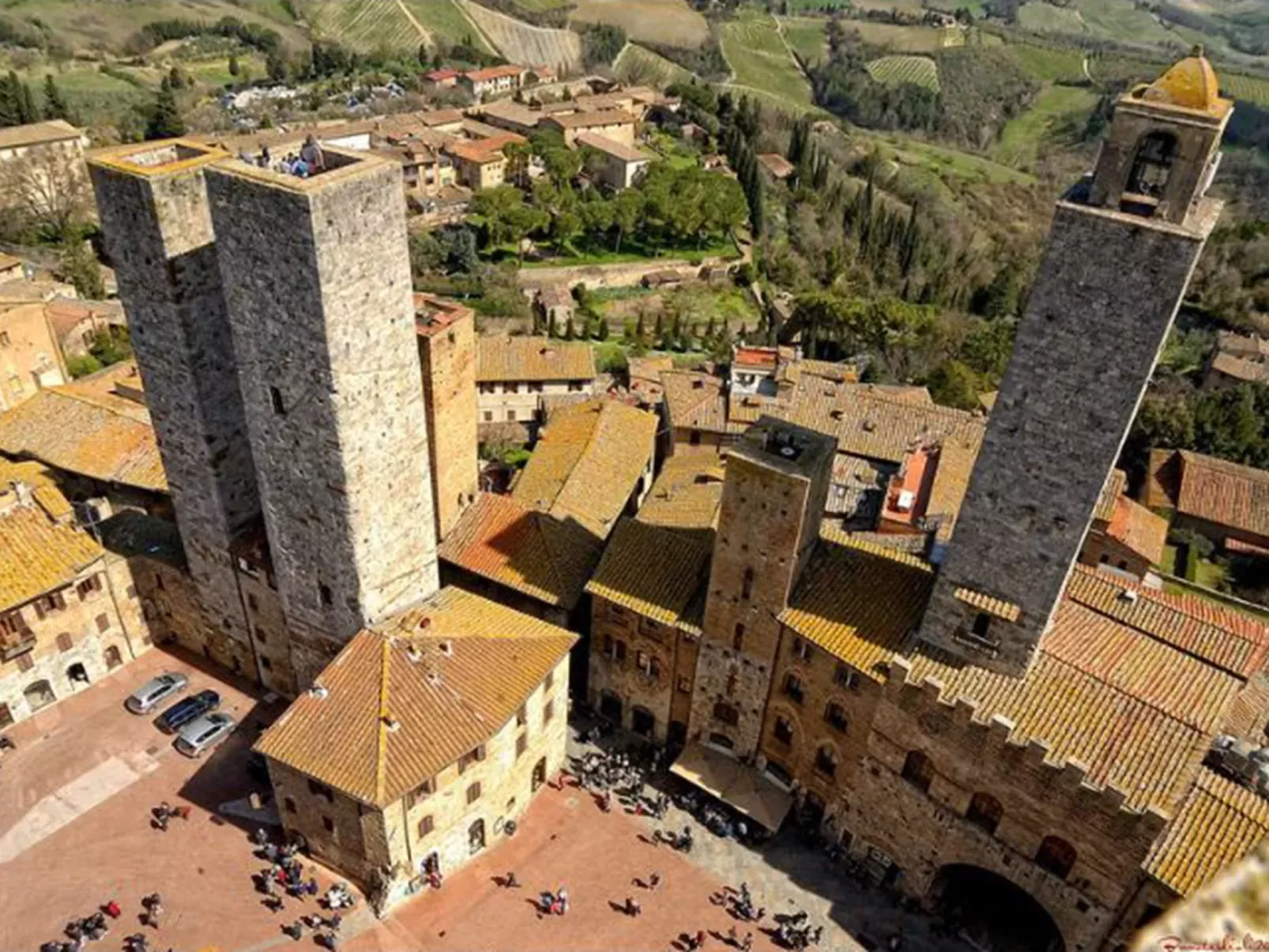 Casa Renai a San Gimignano-Area