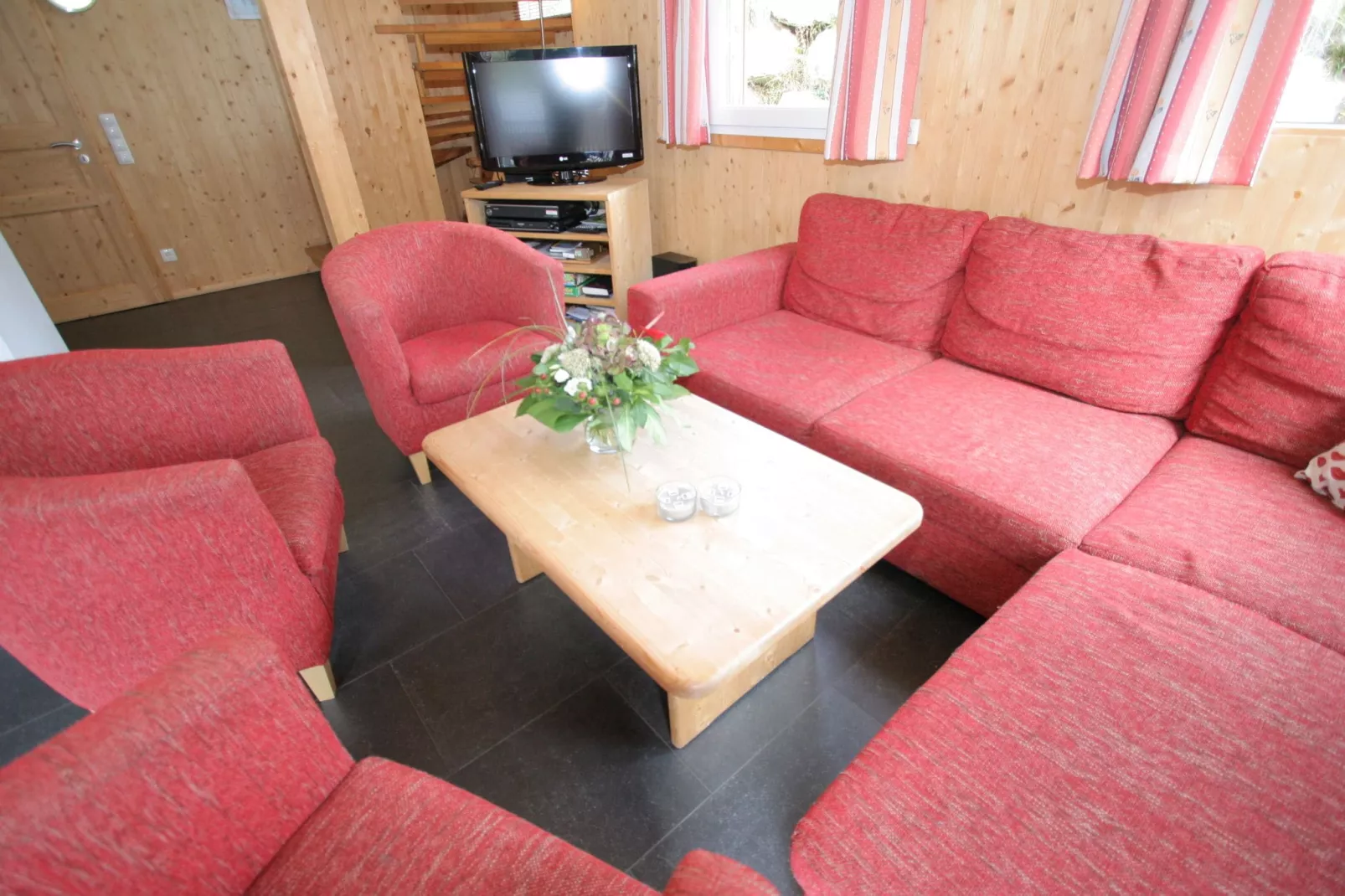 Chalet Quadrifoglio-Living room