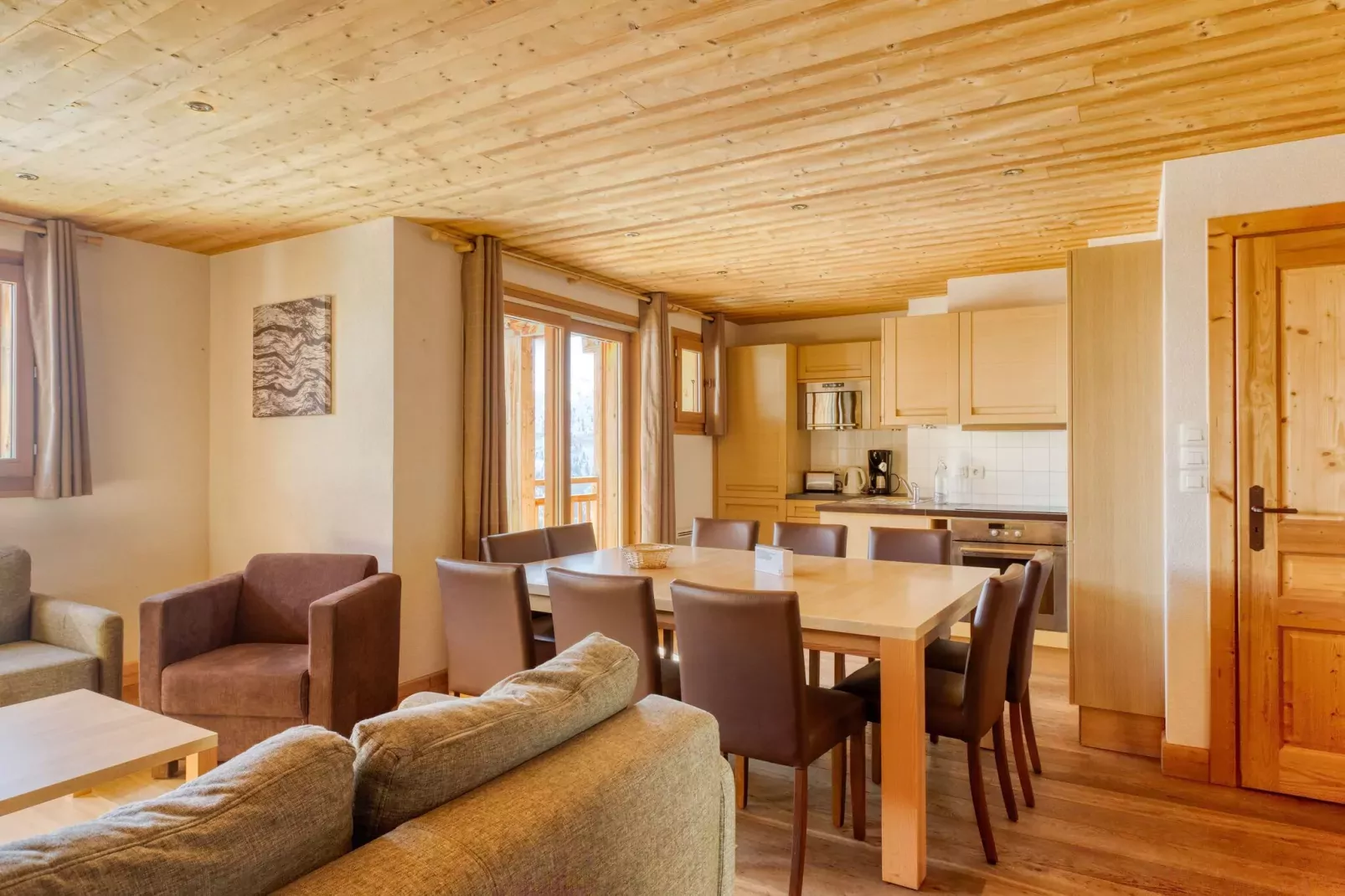 Les Portes du Grand Massif 2-Wohnzimmer