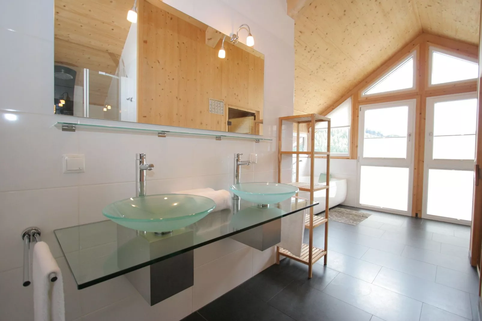 Chalet Quadrifoglio-Bathroom