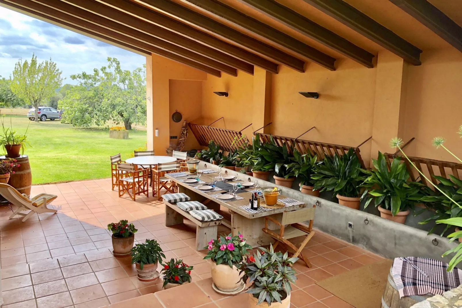 Masia Can Roca de Dalt-Terrace balcony