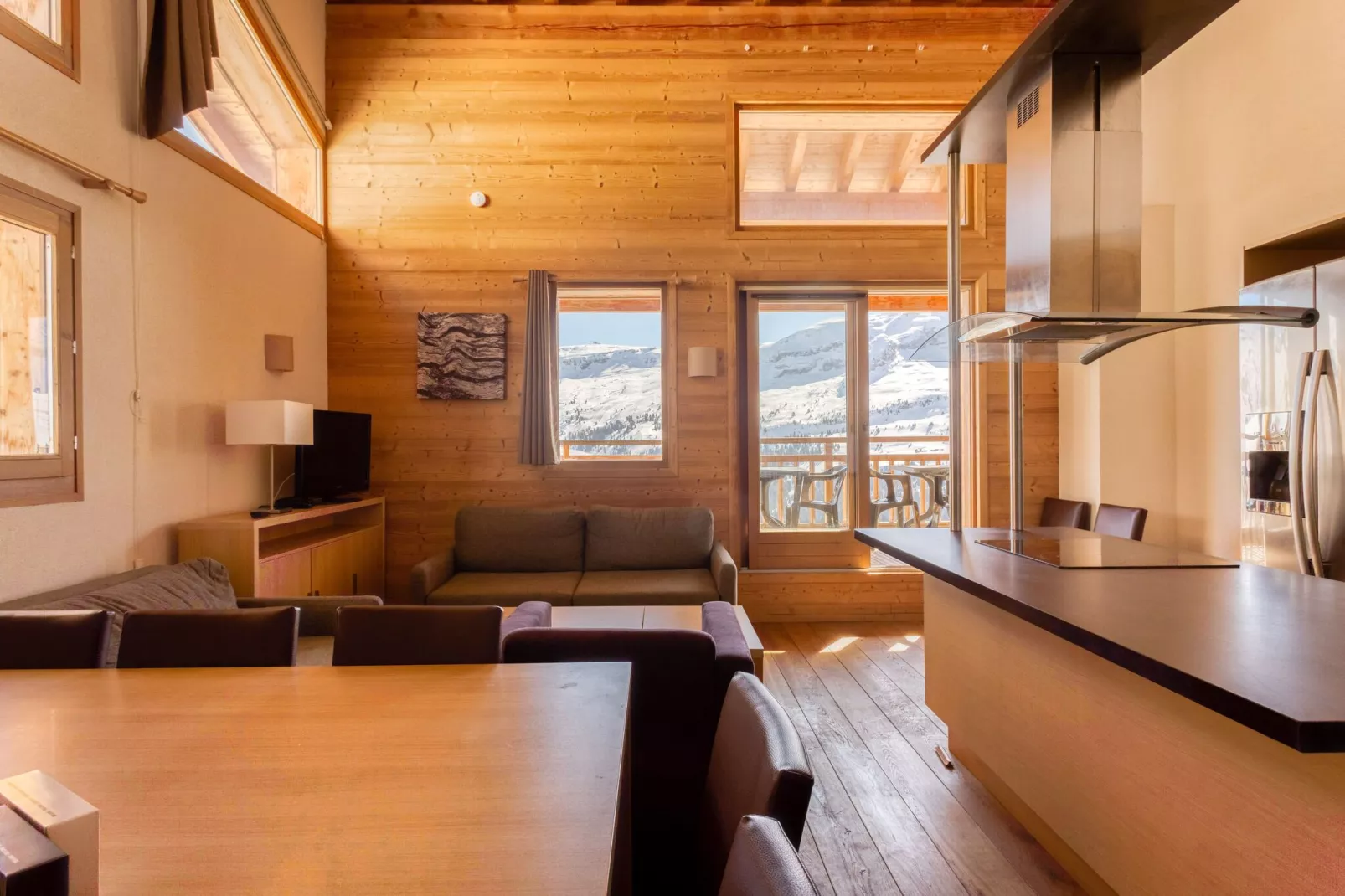 Les Portes du Grand Massif 1-Wohnzimmer