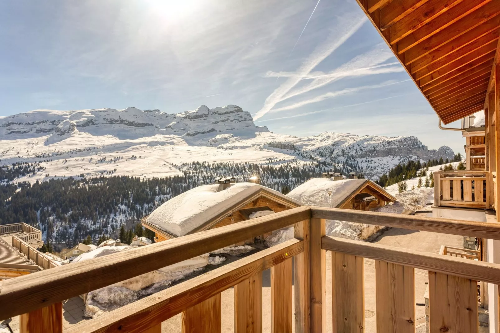 Les Portes du Grand Massif 1-Terrassenbalkon