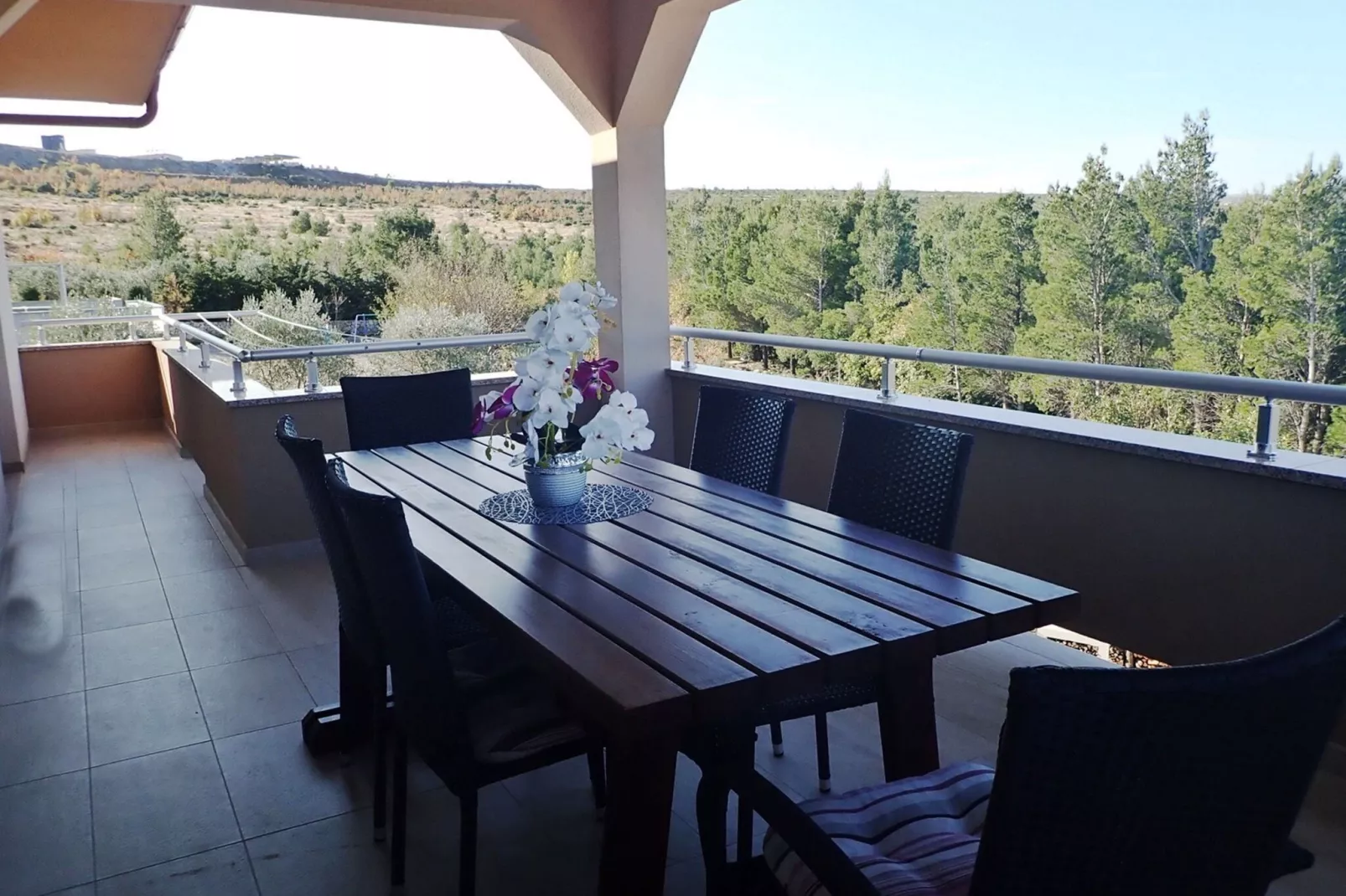 Holiday flat Dane Jasenice-Rovanjska SD-137 A-02 100 qm 6 Pers 1OG-Terrace balcony