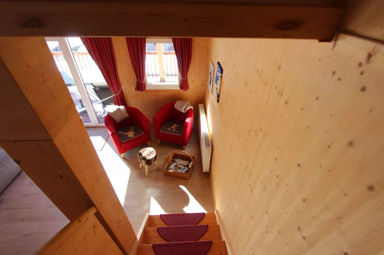 Chalet Pistenstüberl-Living room
