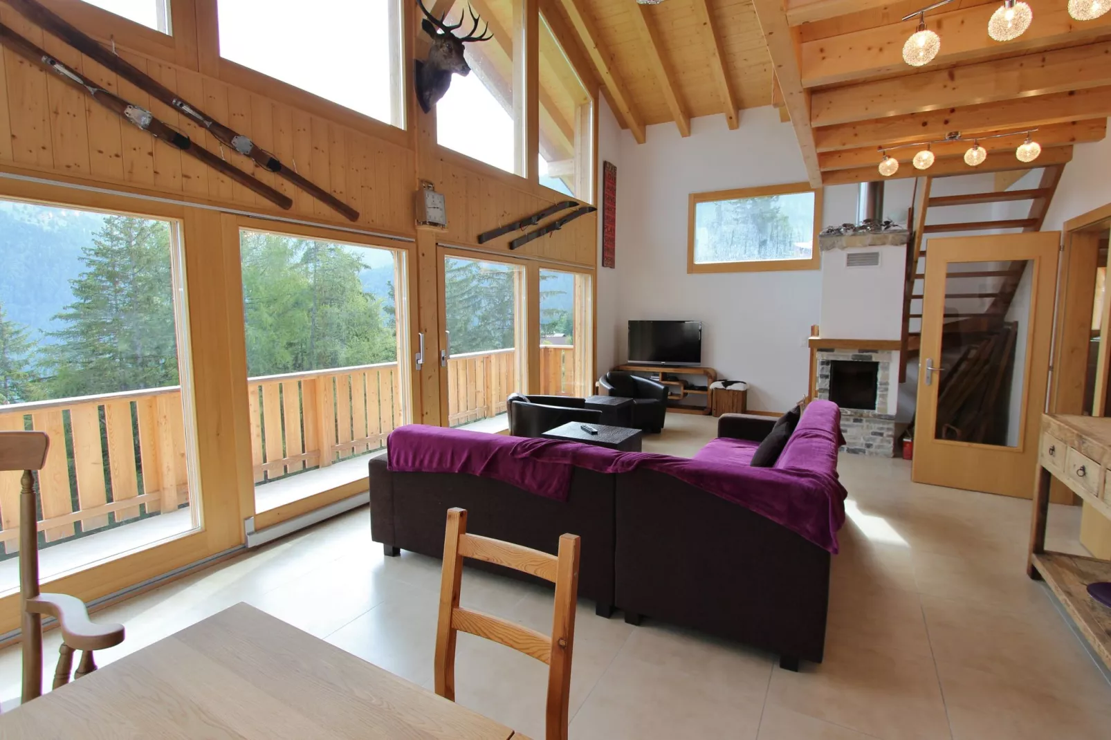 Chalet Chaud-Living room