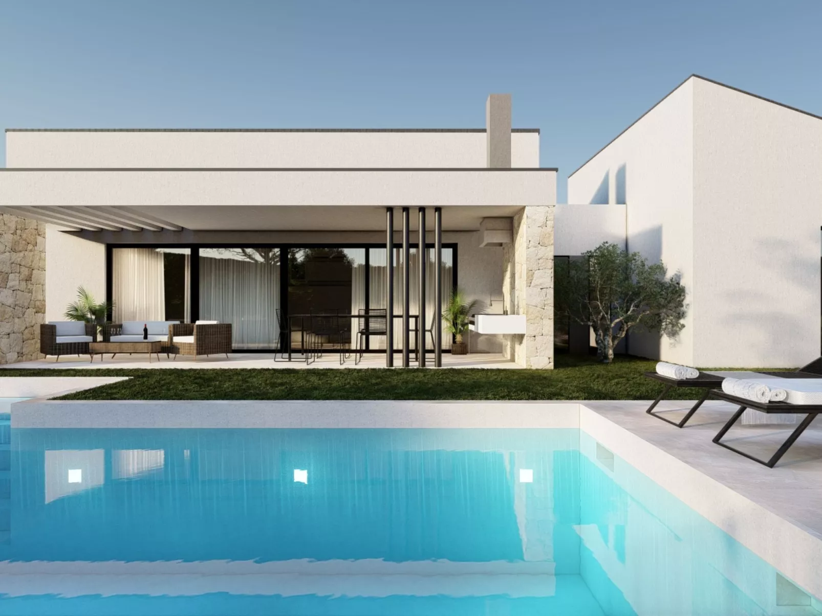 Villa Valla-Outside