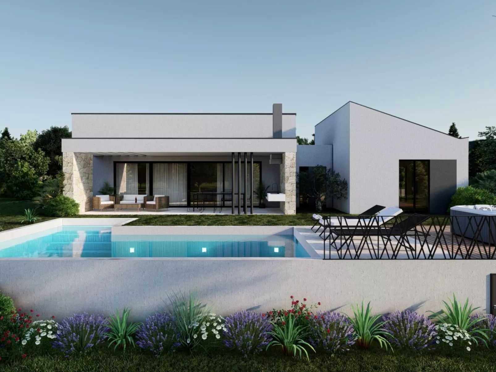 Villa Valla-Outside