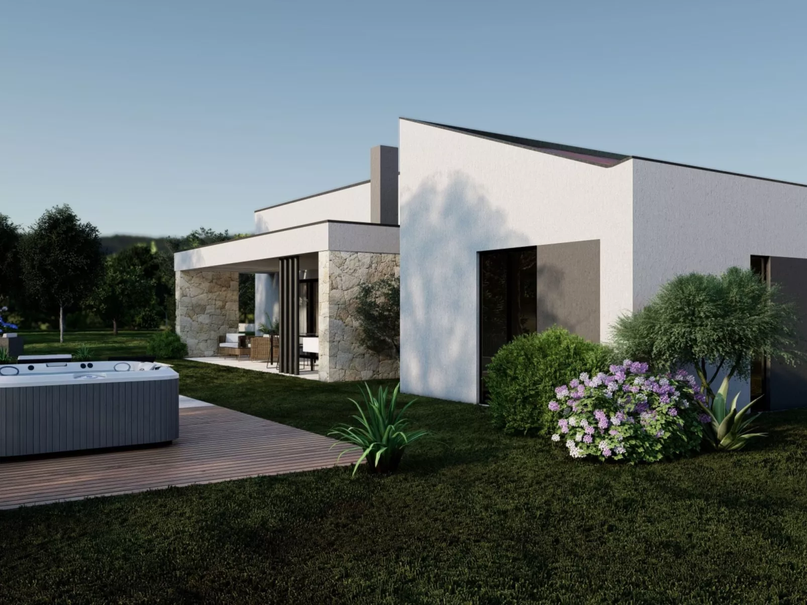 Villa Valla-Outside