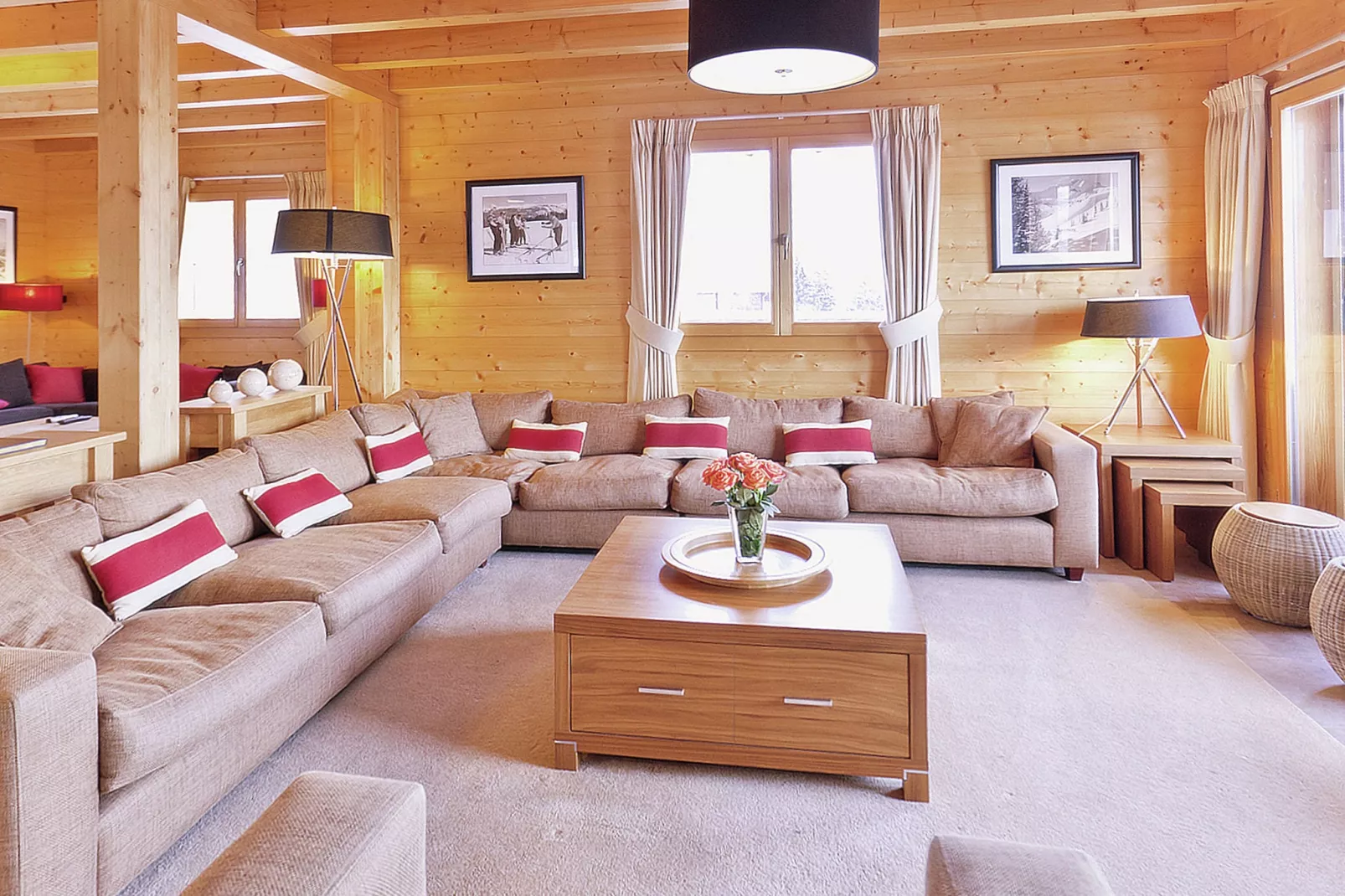 Chalet Teychenne Mungo-Living room