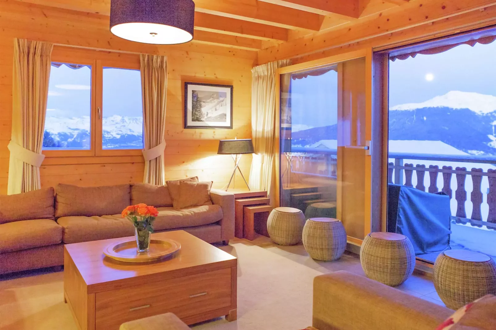 Chalet Teychenne Mungo-Living room