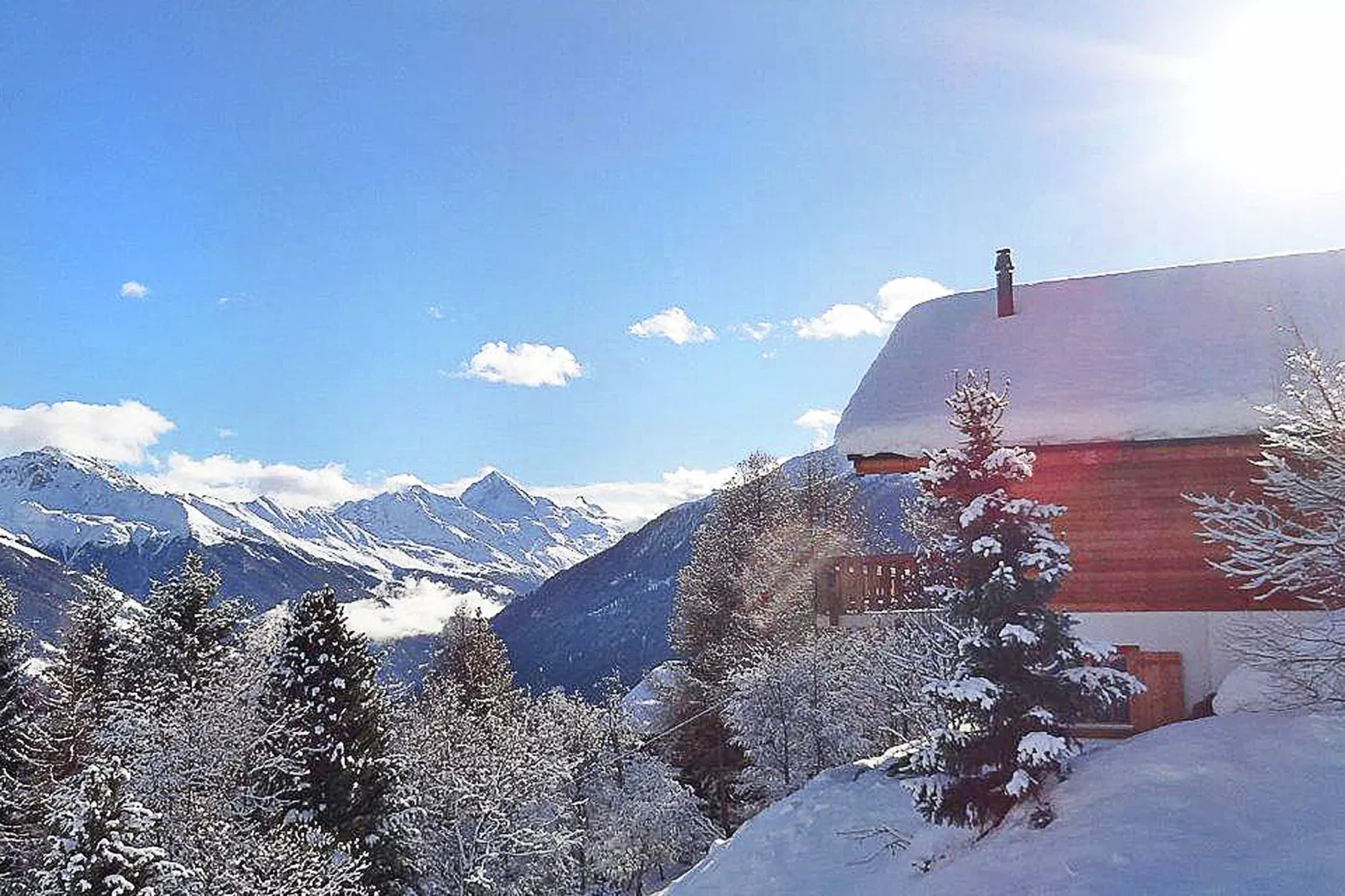 Chalet Albert-Außenbereich Winter