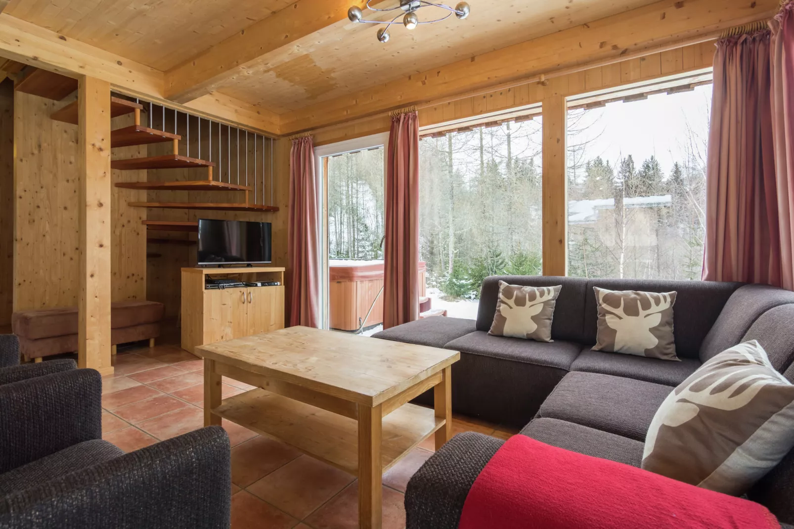 Chalet in Austria-Living room