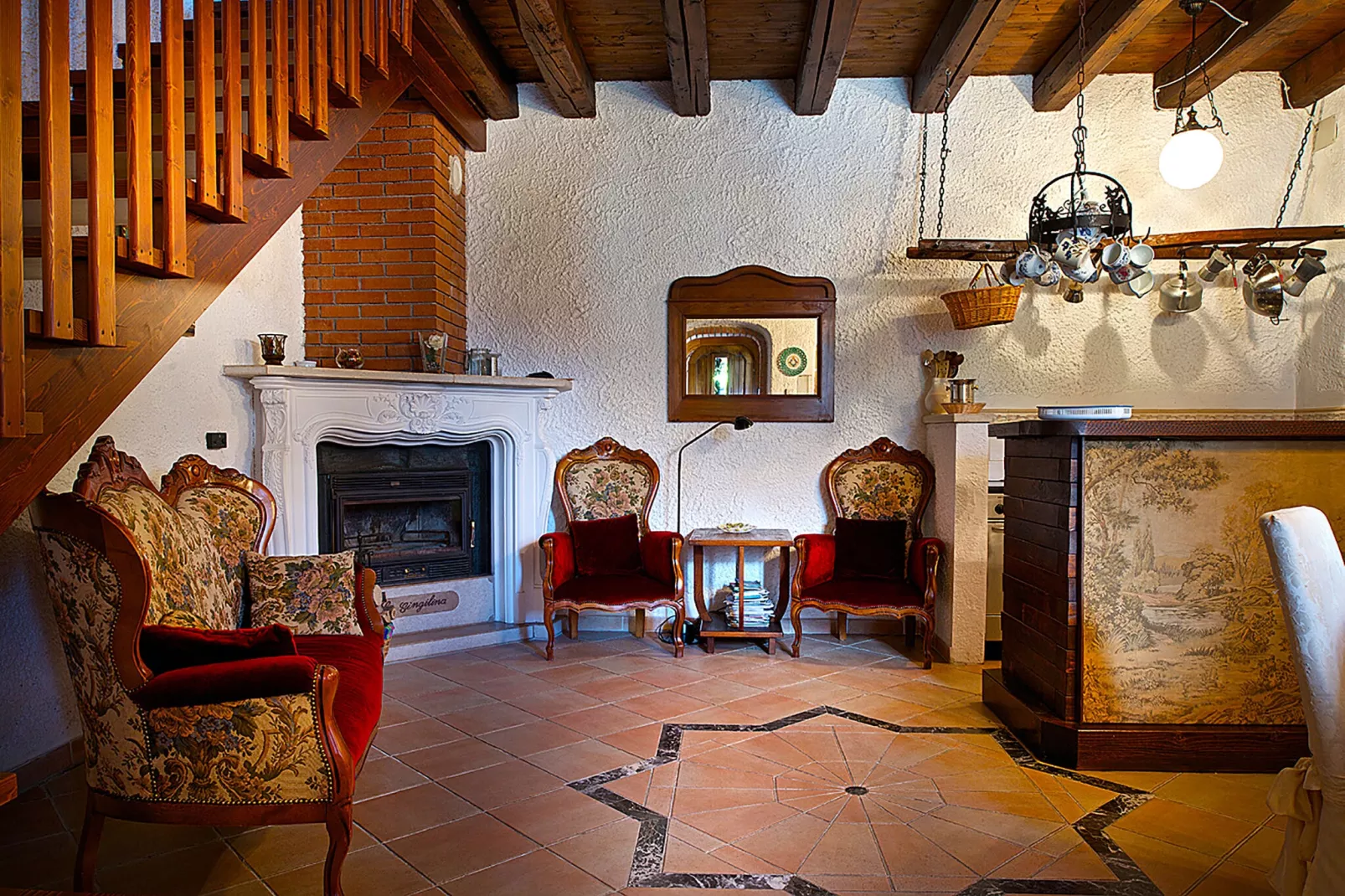 Casa delle Alpi-Wohnzimmer