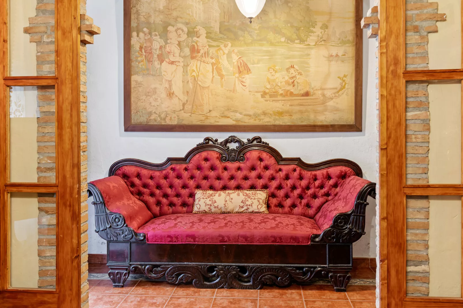 Casona la Huertita-Wohnzimmer