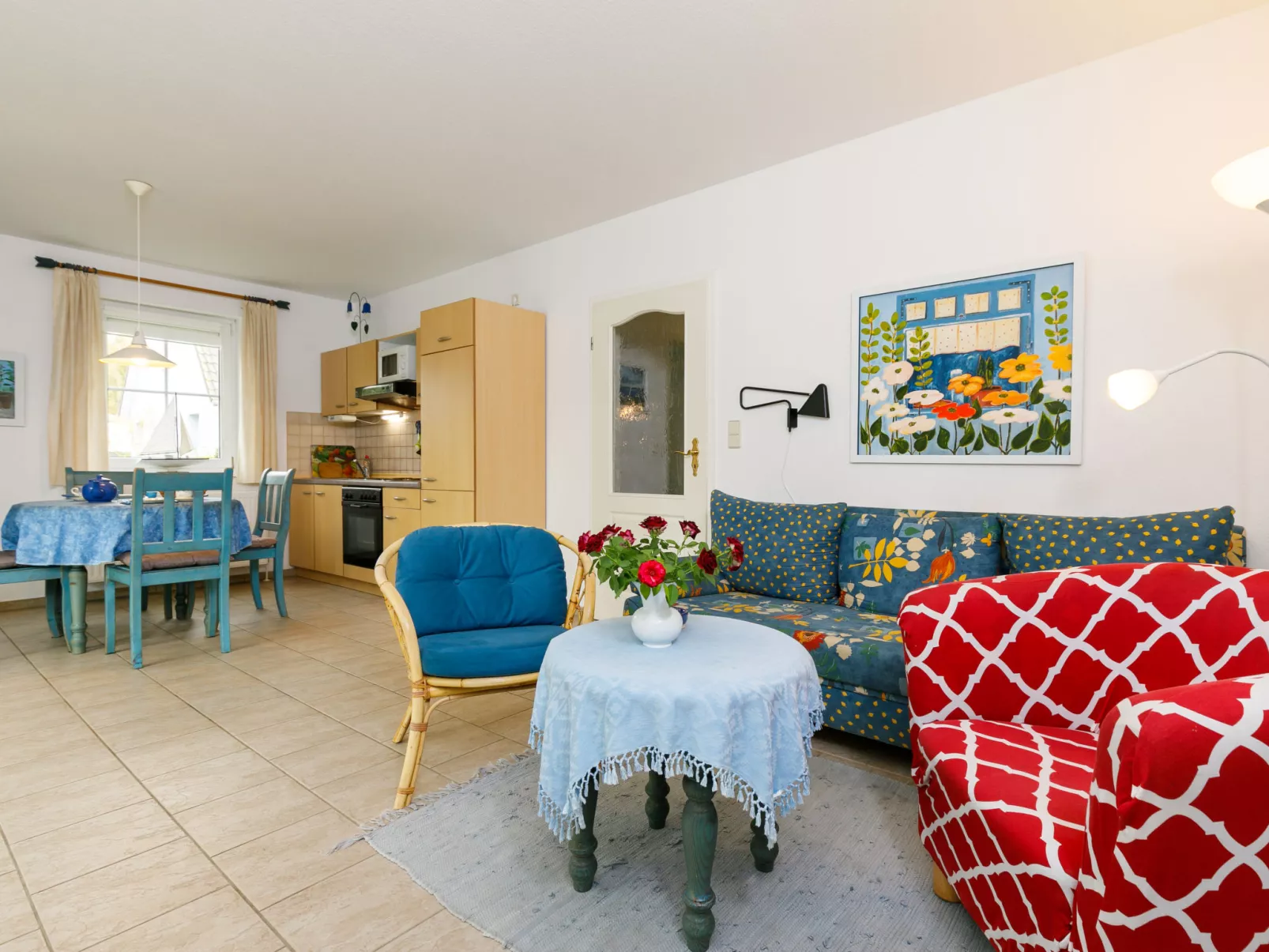 Eickhus Blaue Wohnung-Inside