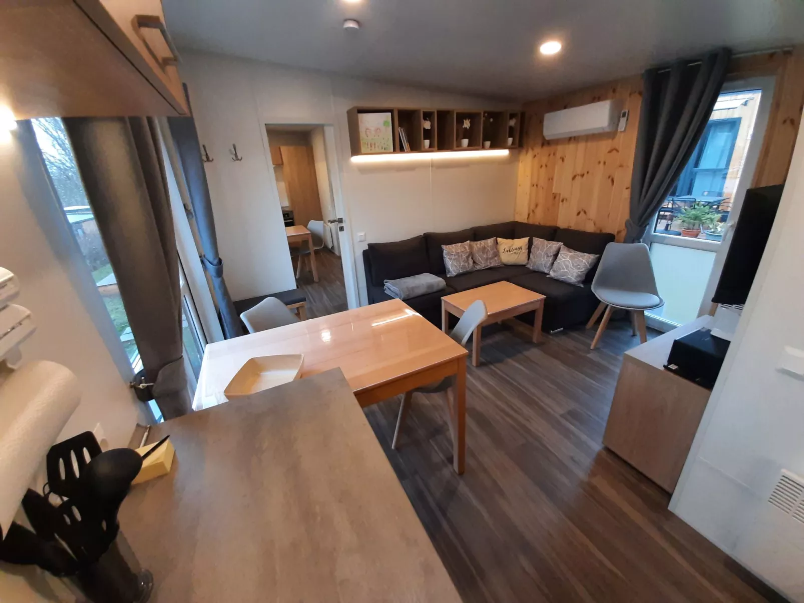 inside
