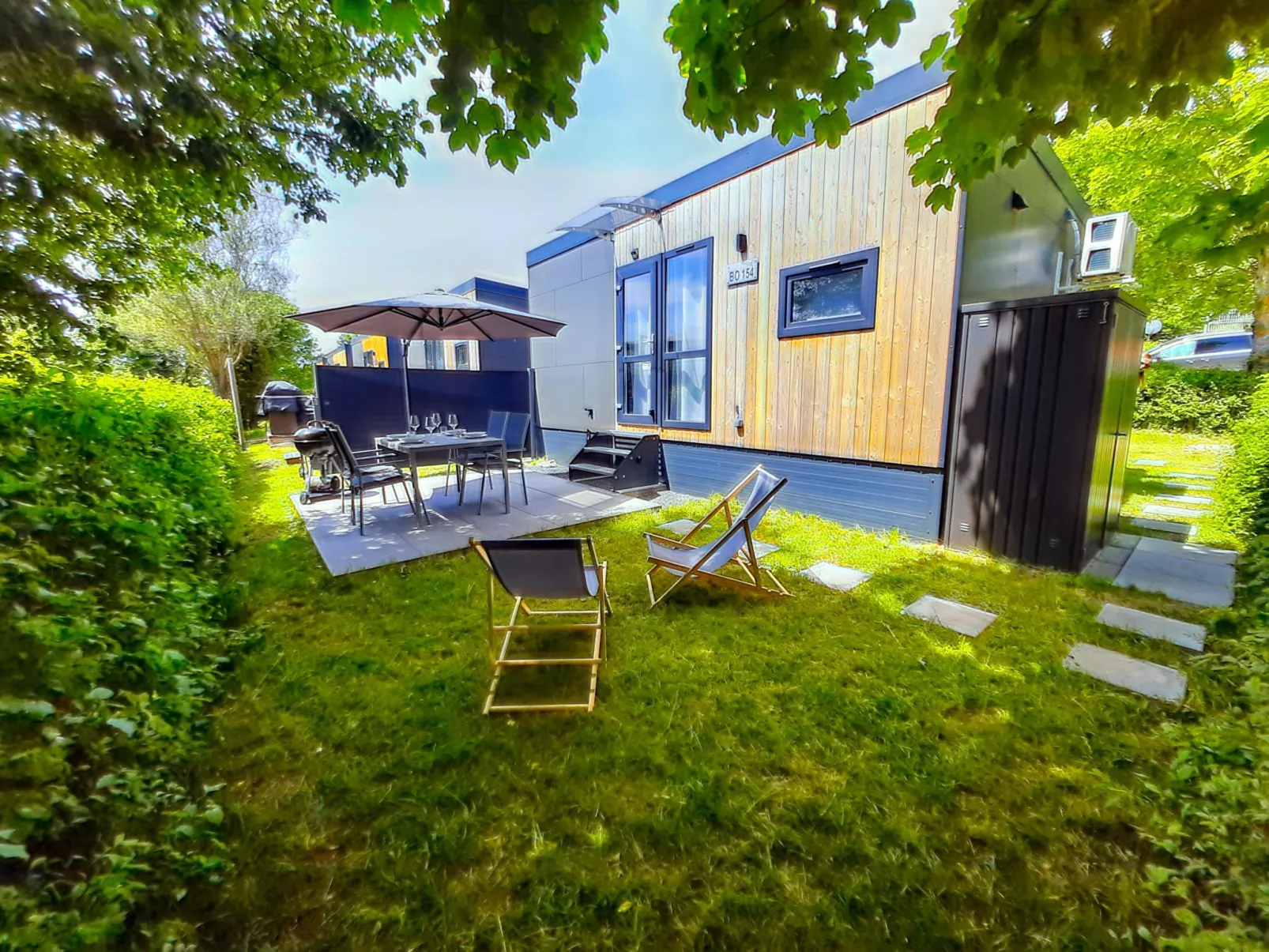 Tiny Haus am Waldsee-Draußen