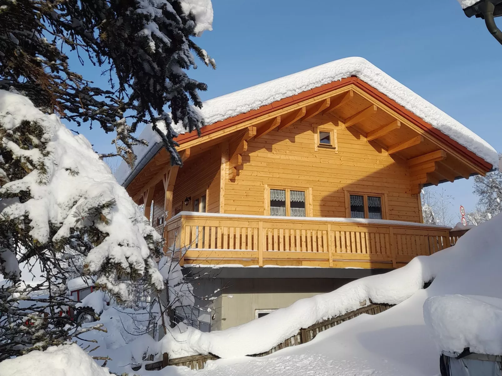 Chalet Toni mit Sauna-Outside