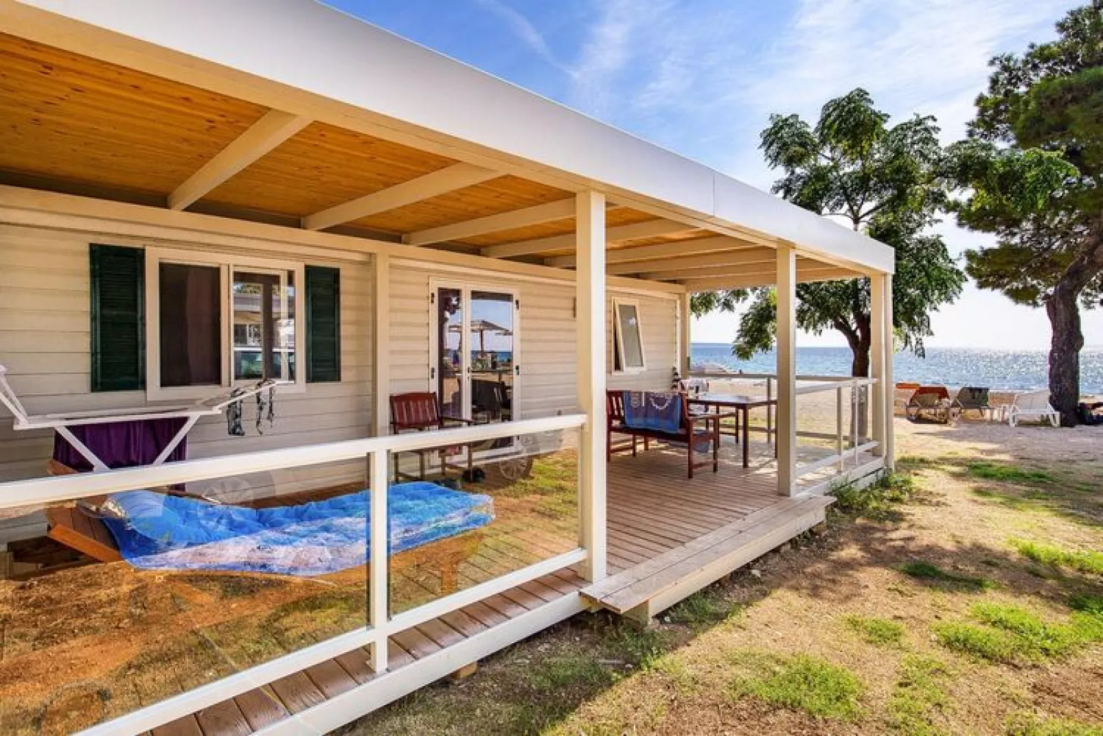 Mobile Homes Strasko Novalja Olive 34 qm für 5 Pers-Pool