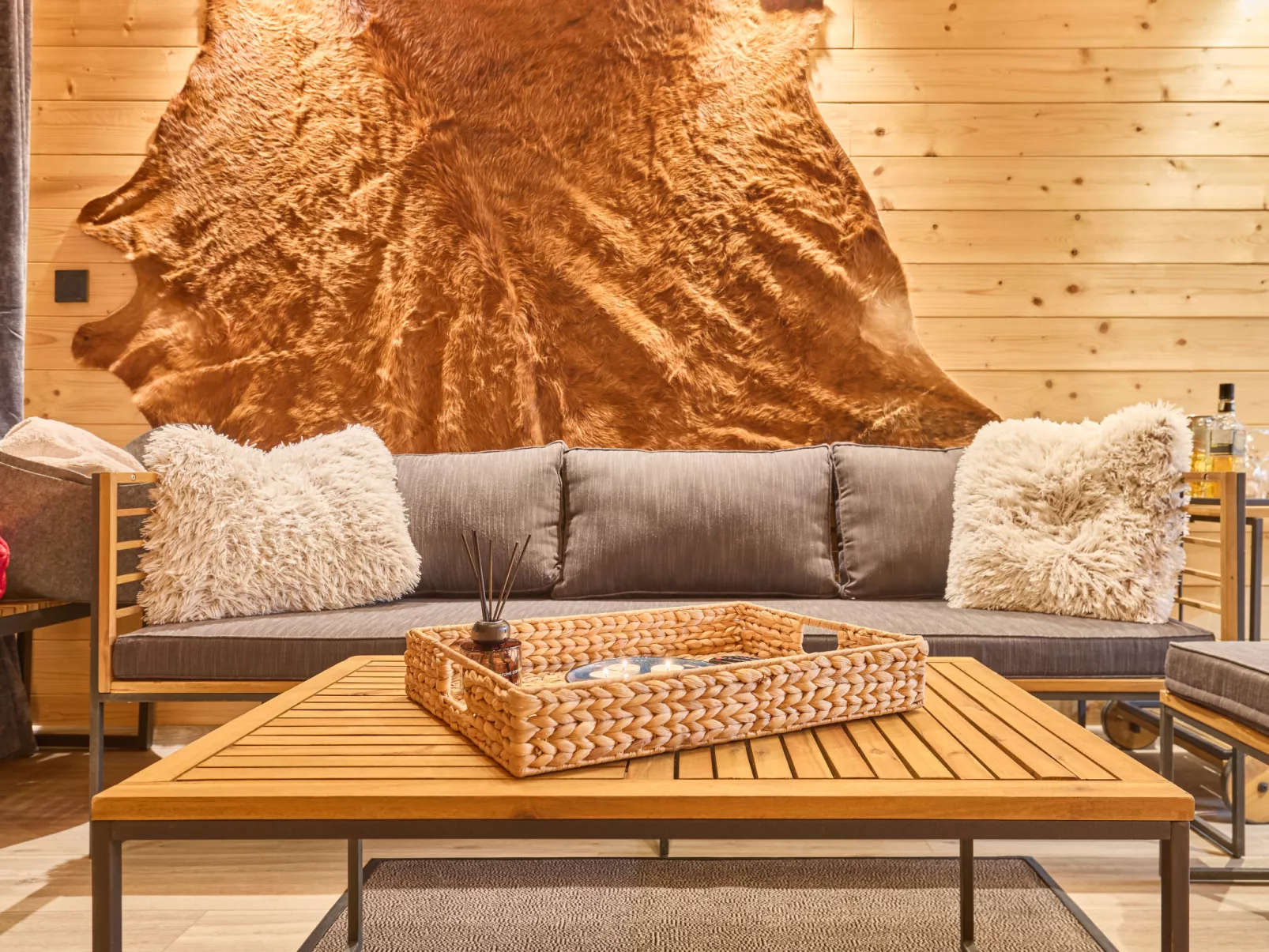 Luxe Timber Lodge & Relaxing Bath”-Inside