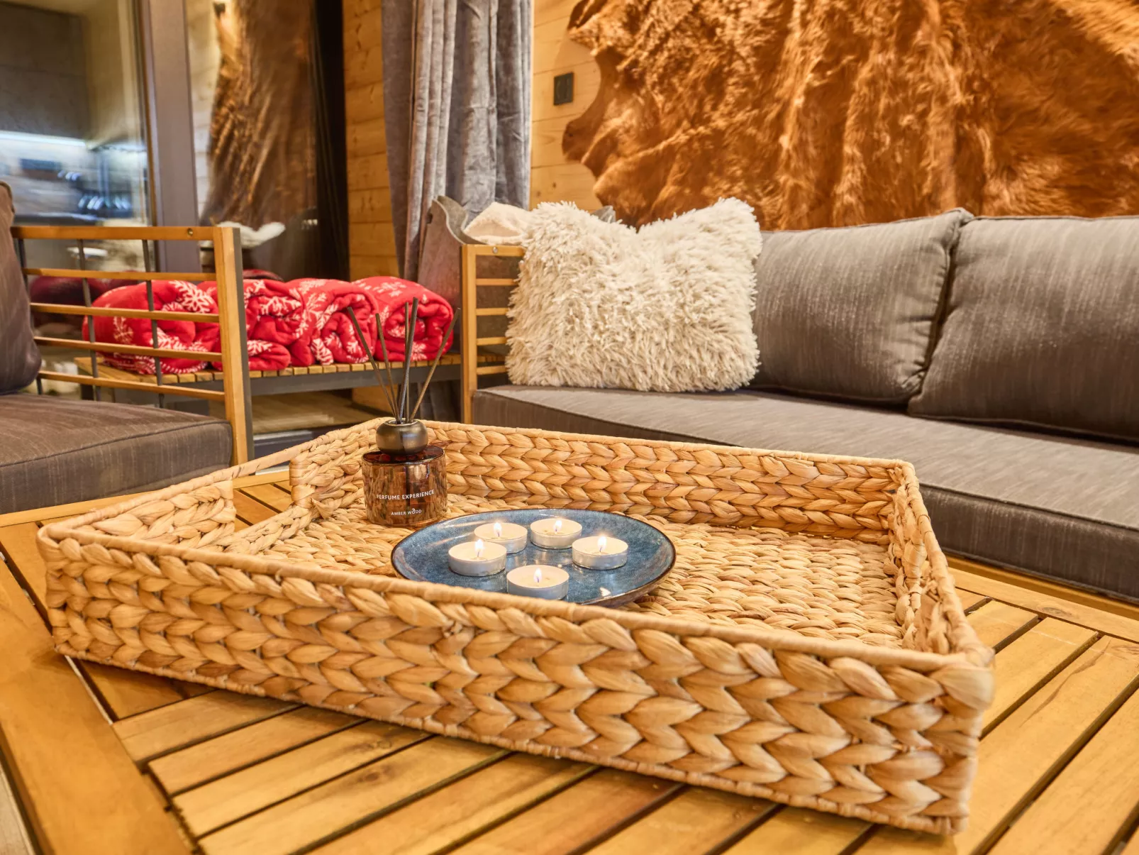 Luxe Timber Lodge & Relaxing Bath”-Inside