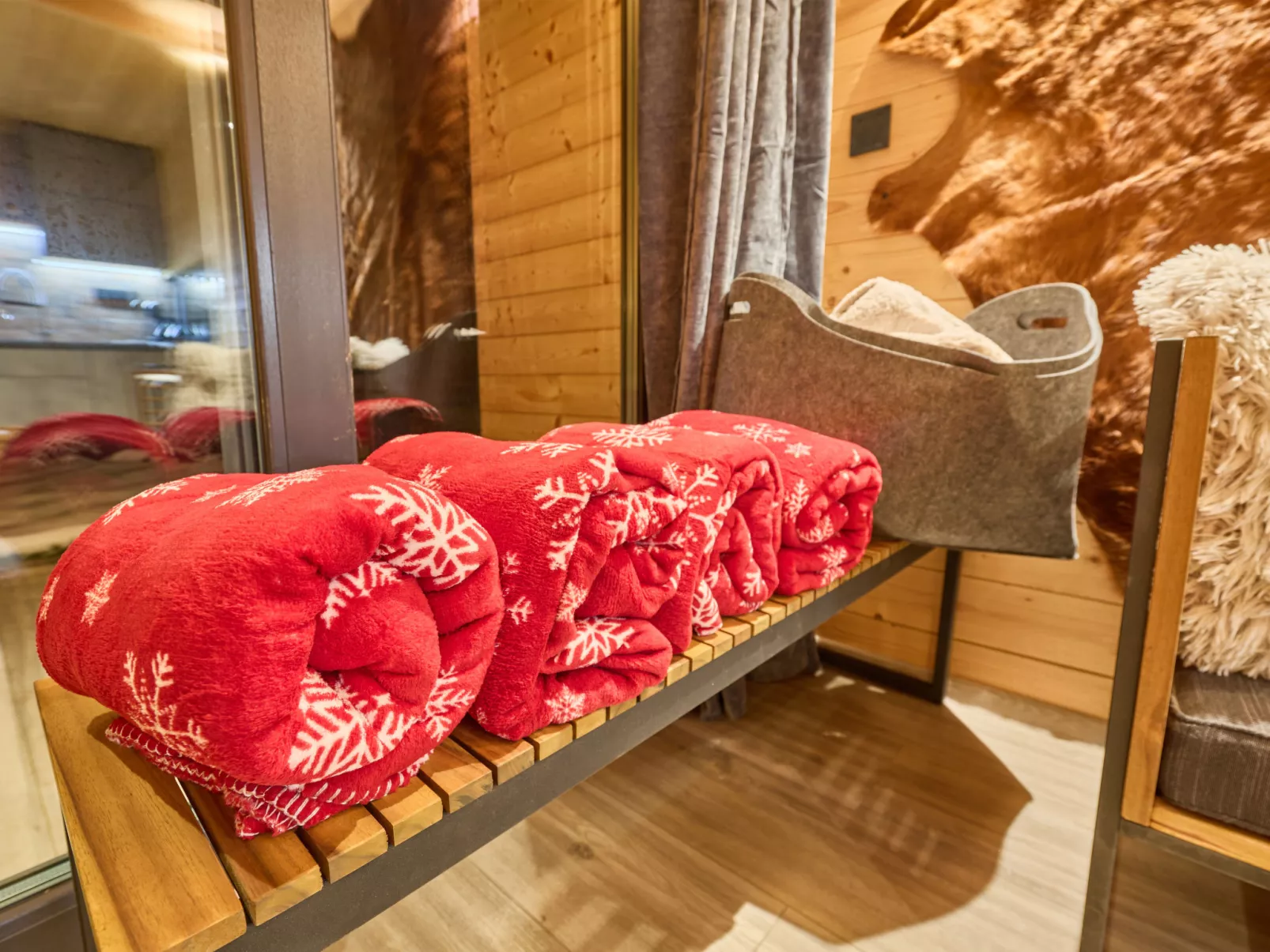 Luxe Timber Lodge & Relaxing Bath”-Inside