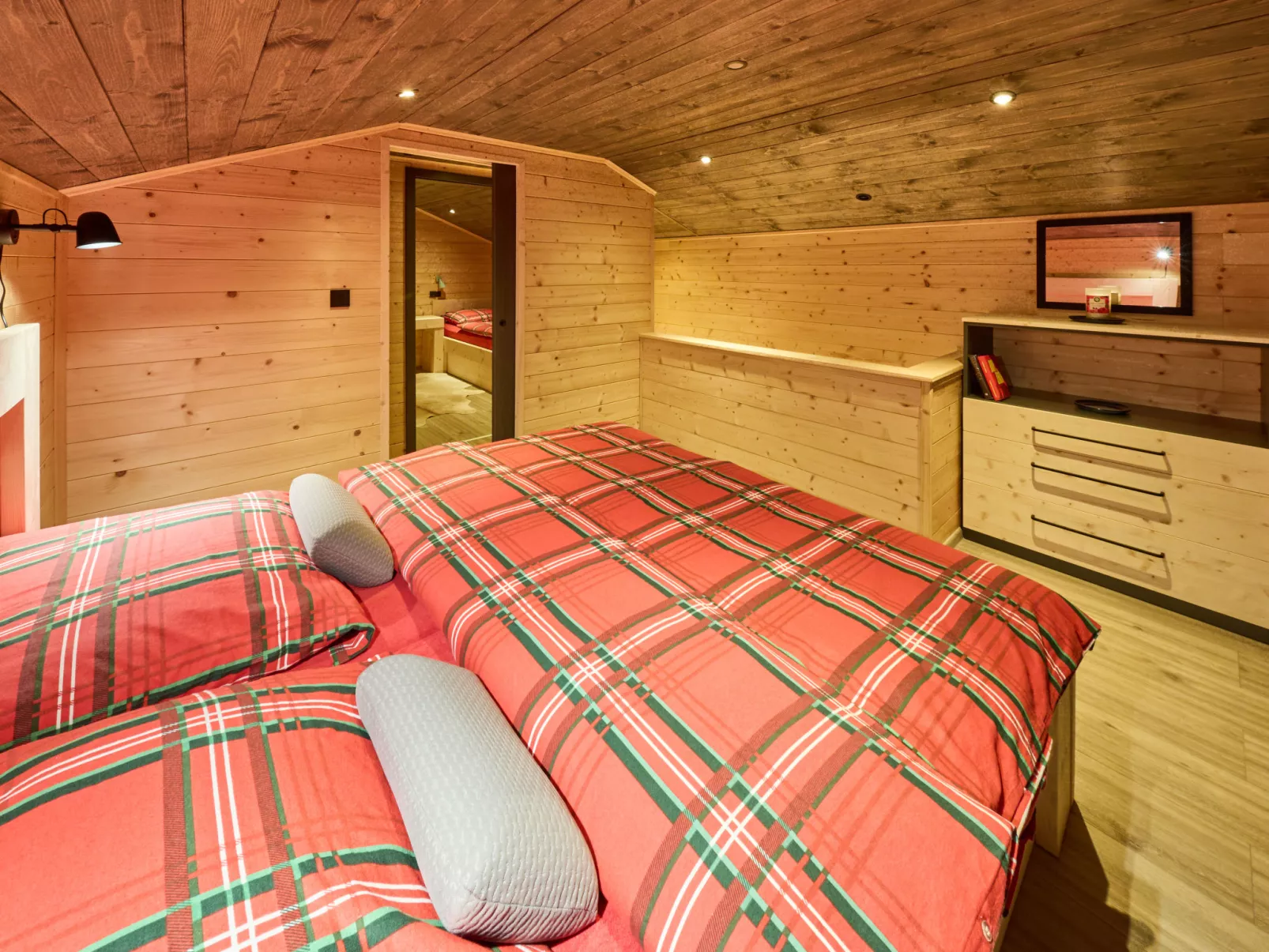 Luxe Timber Lodge & Relaxing Bath”-Inside