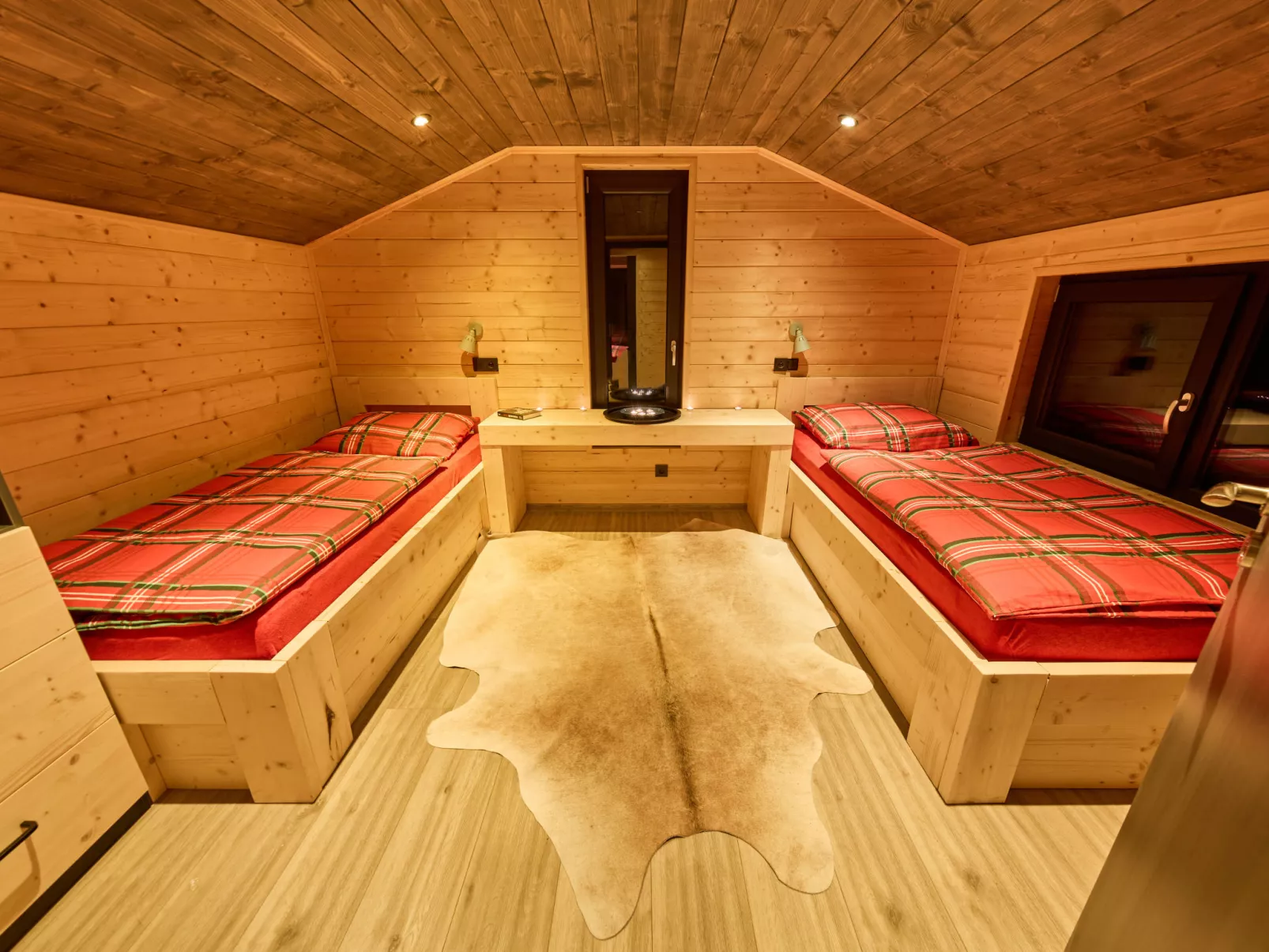 Luxe Timber Lodge & Relaxing Bath”-Inside