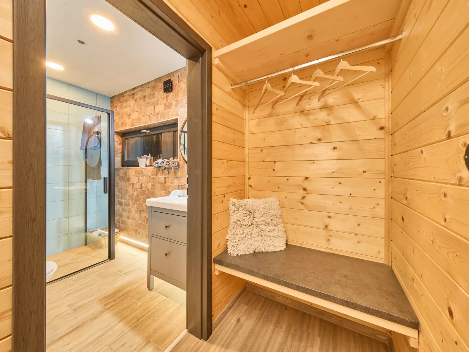 Luxe Timber Lodge & Relaxing Bath”-Inside
