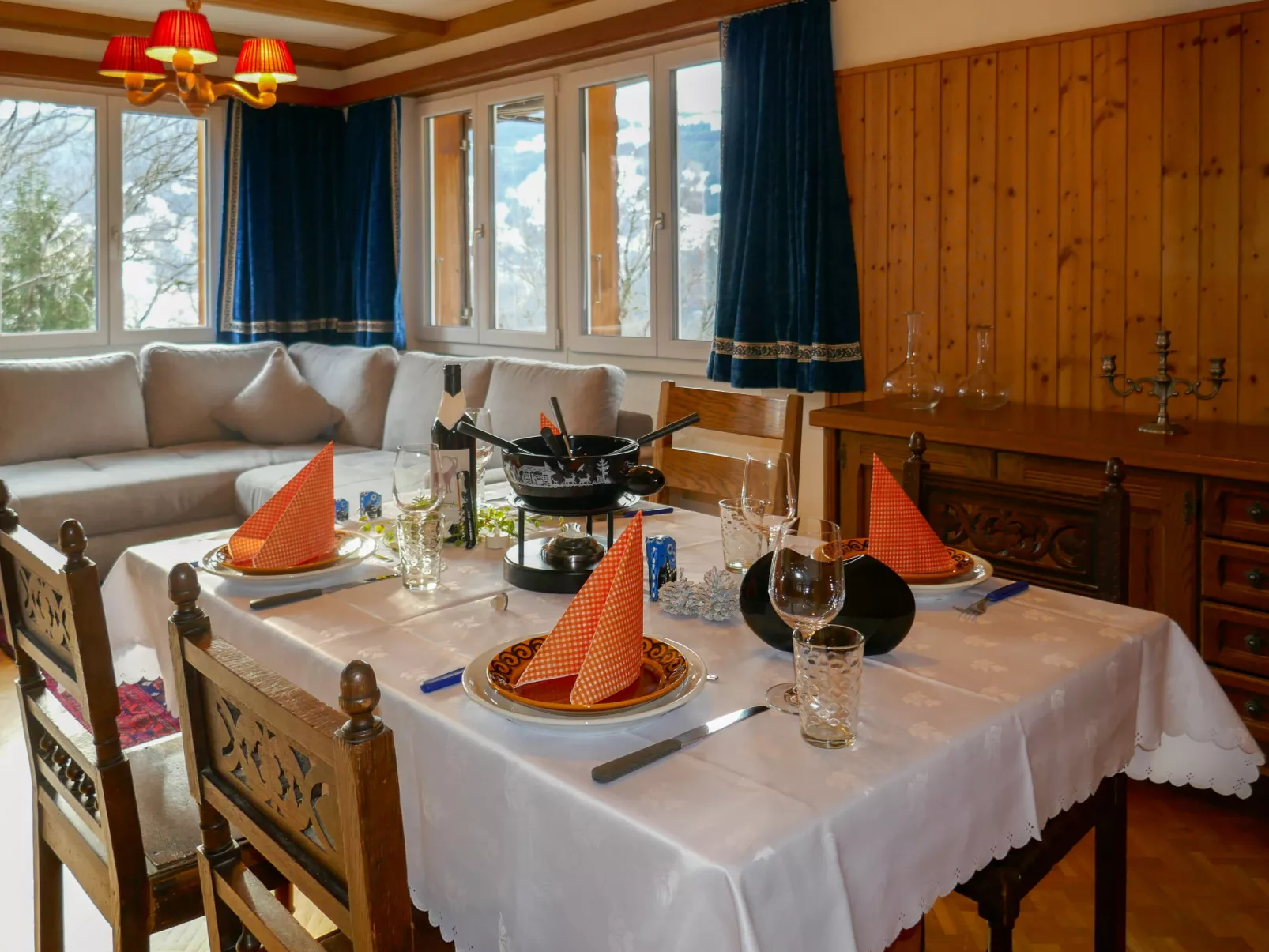 Chalet uf Duft-Inside