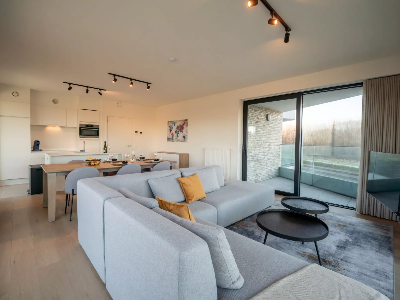 One with terrace and dune view