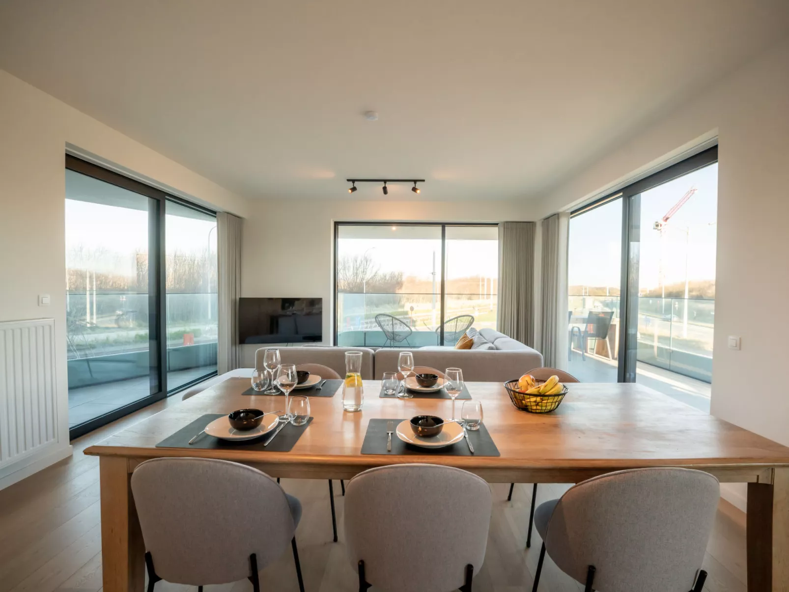 One with terrace and dune view-Inside
