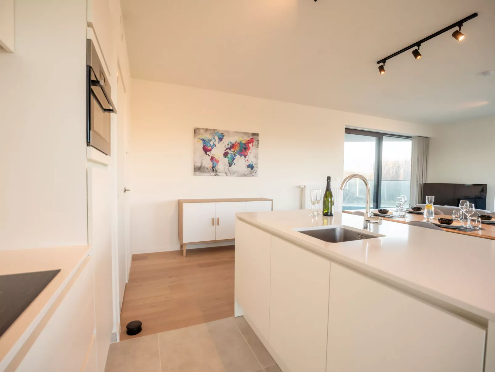 One with terrace and dune view-Inside