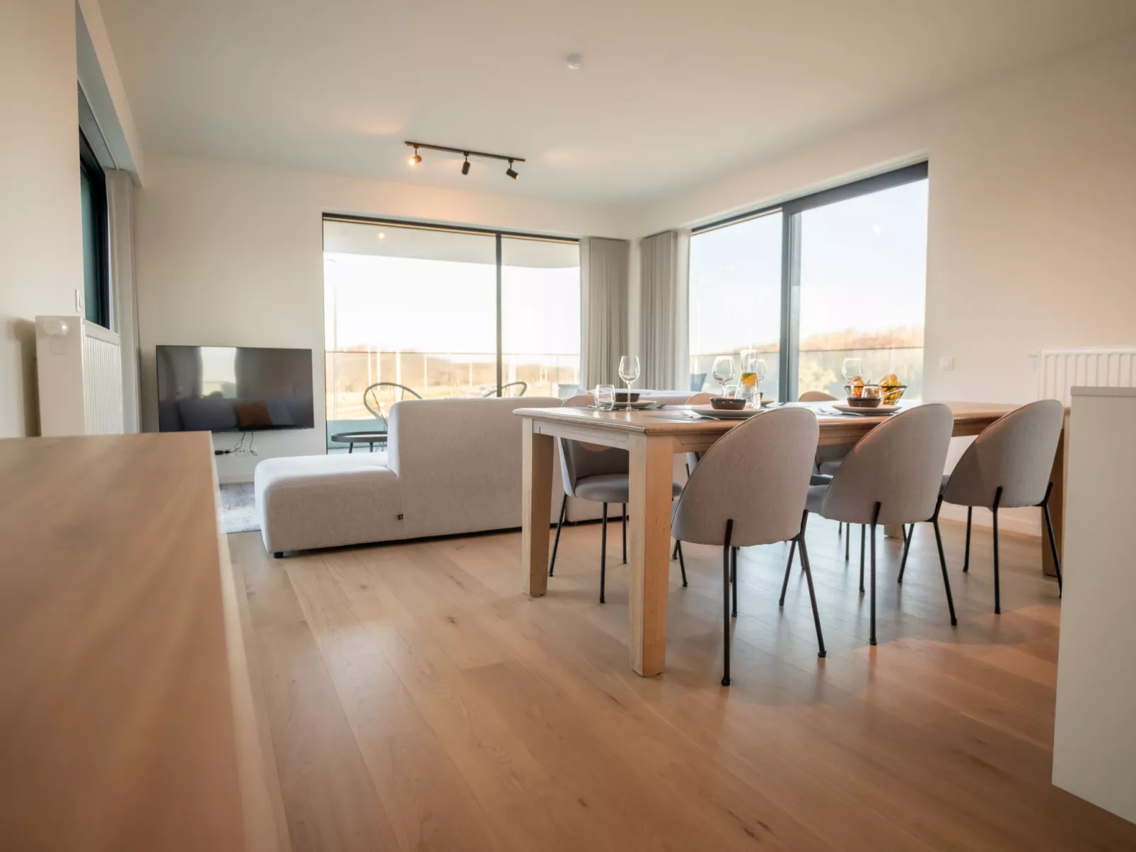 One with terrace and dune view-Inside